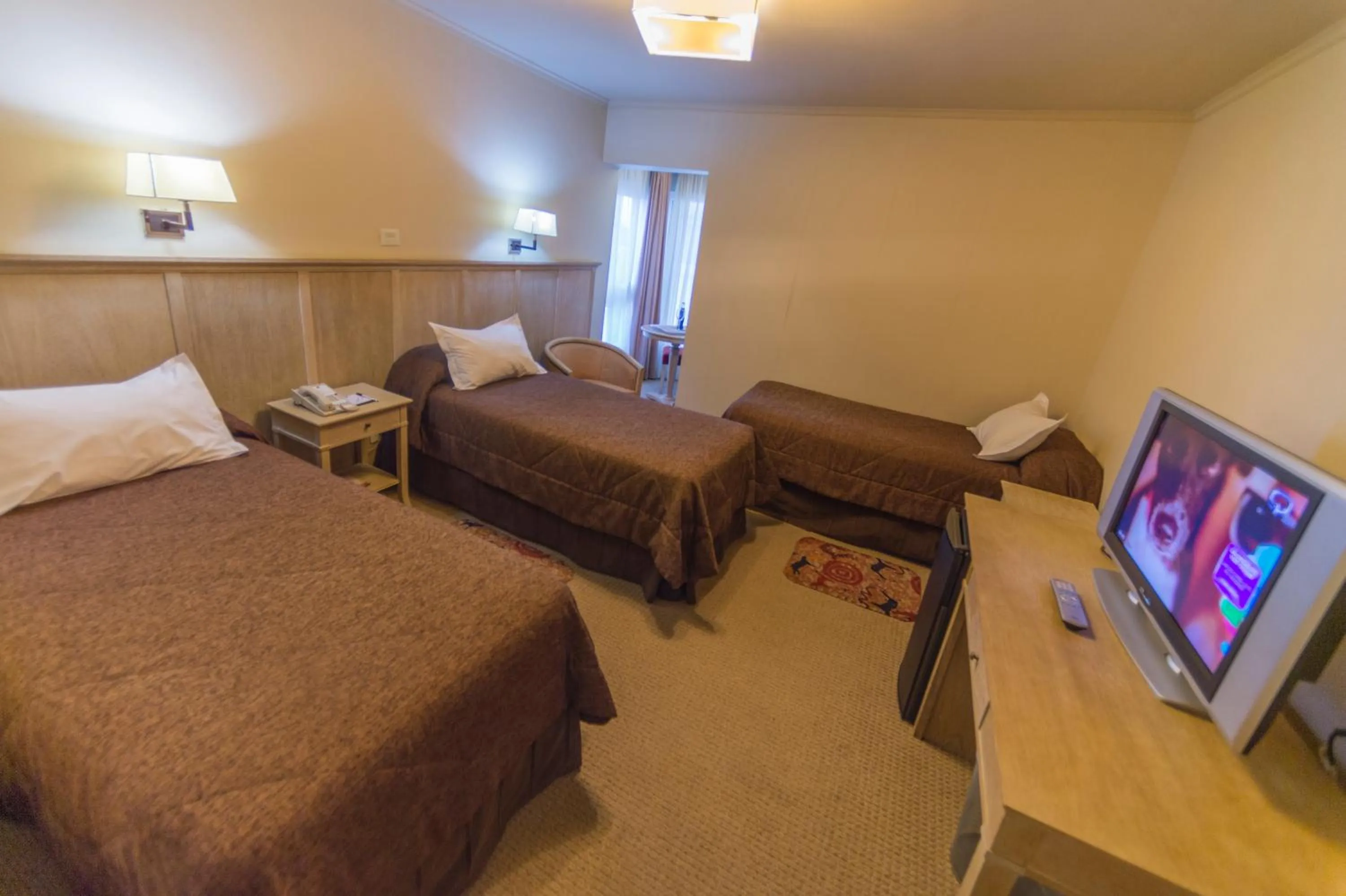 TV and multimedia, Bed in Hotel Patagonia