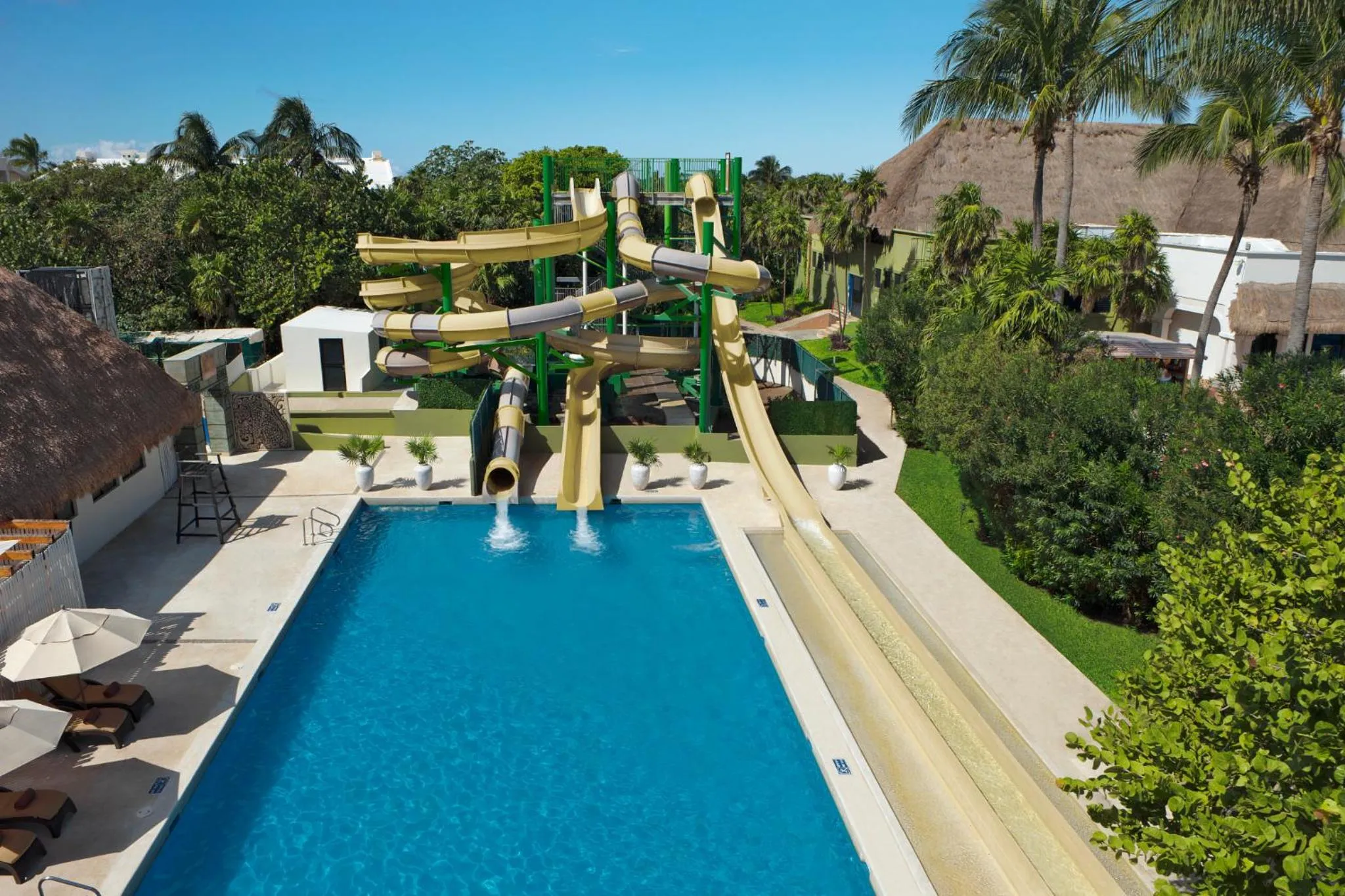 Aqua park in Dreams Sapphire Resort & Spa