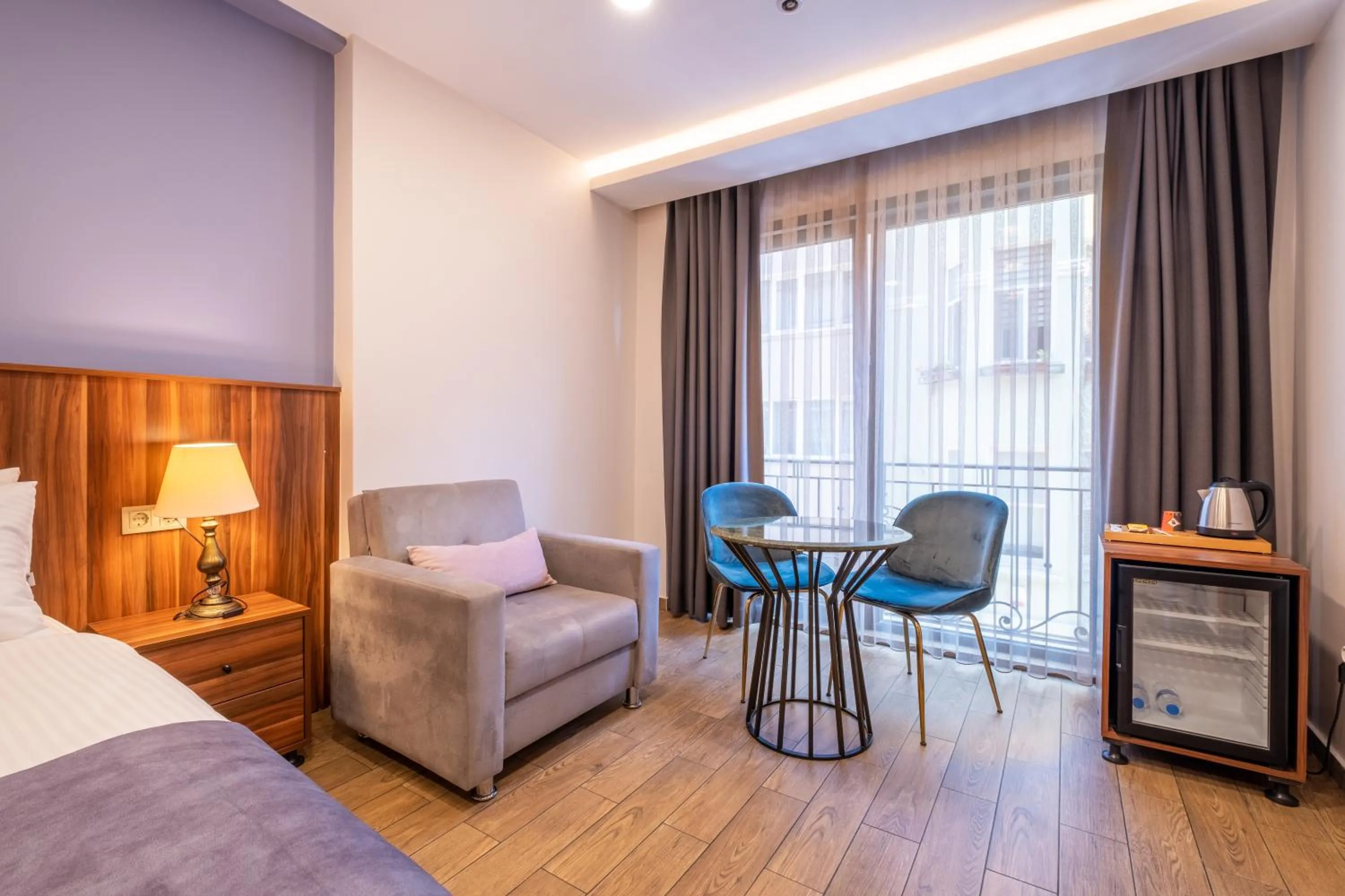 Bed in La Wisteria Boutique Hotel Istanbul