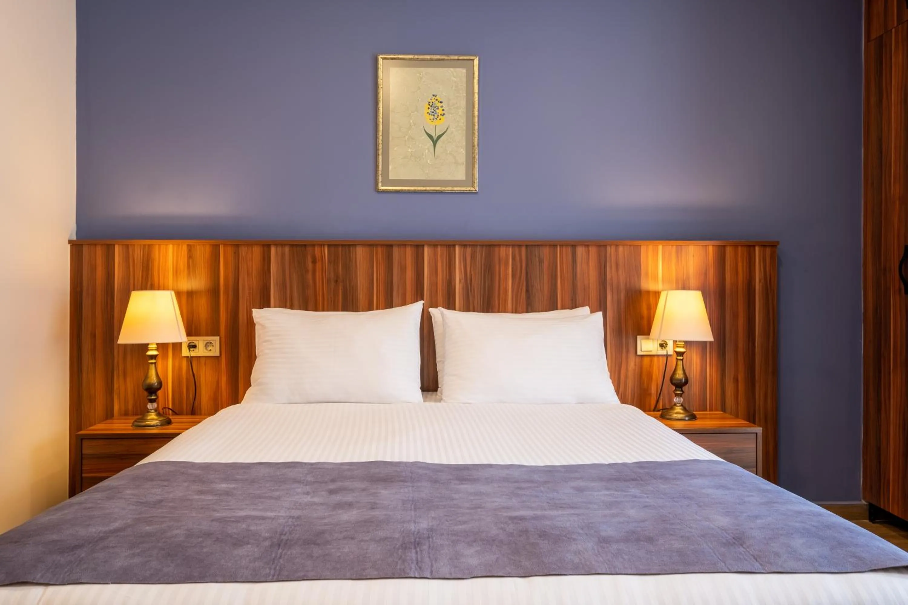 Bed in La Wisteria Boutique Hotel Istanbul