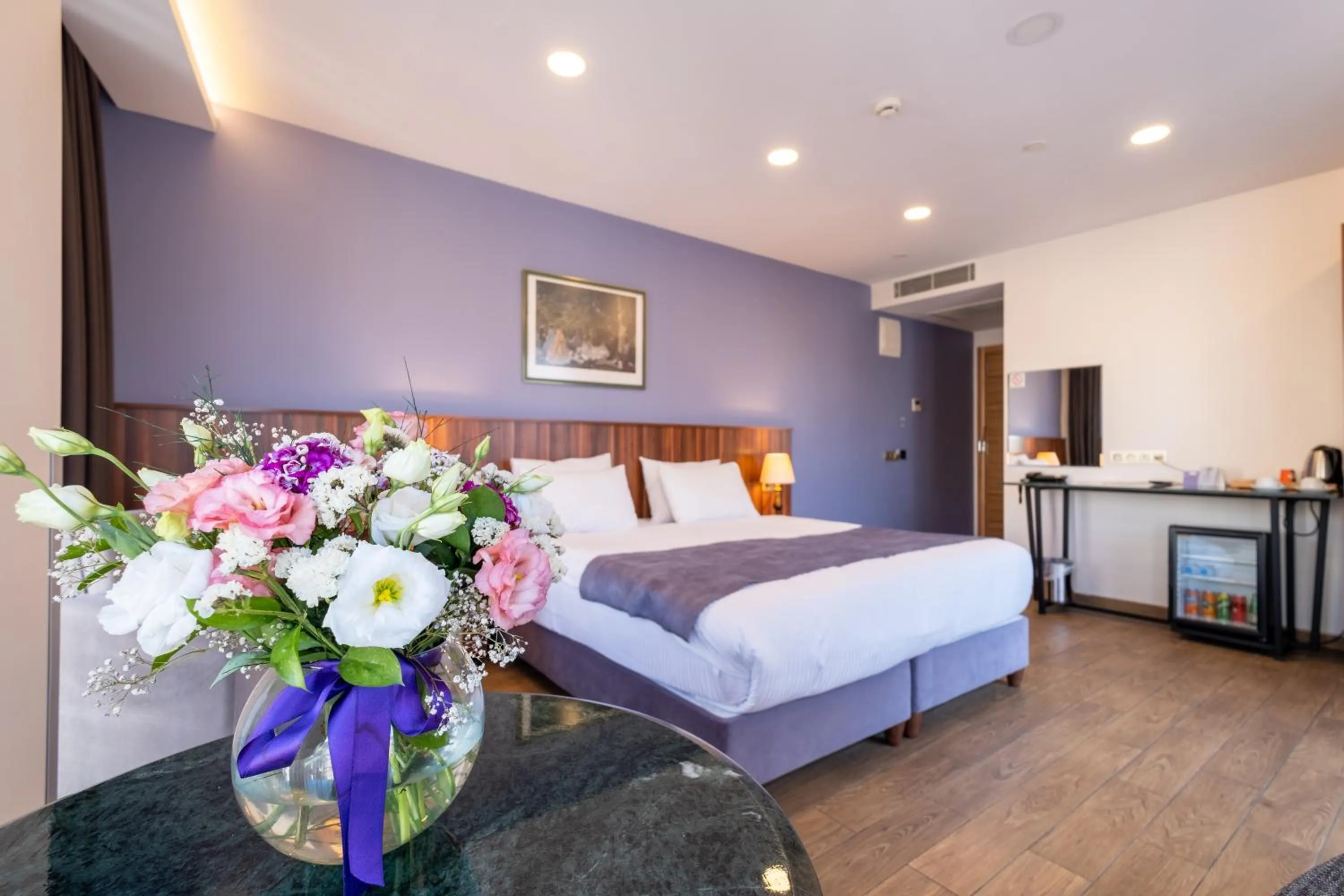 Bed in La Wisteria Boutique Hotel Istanbul