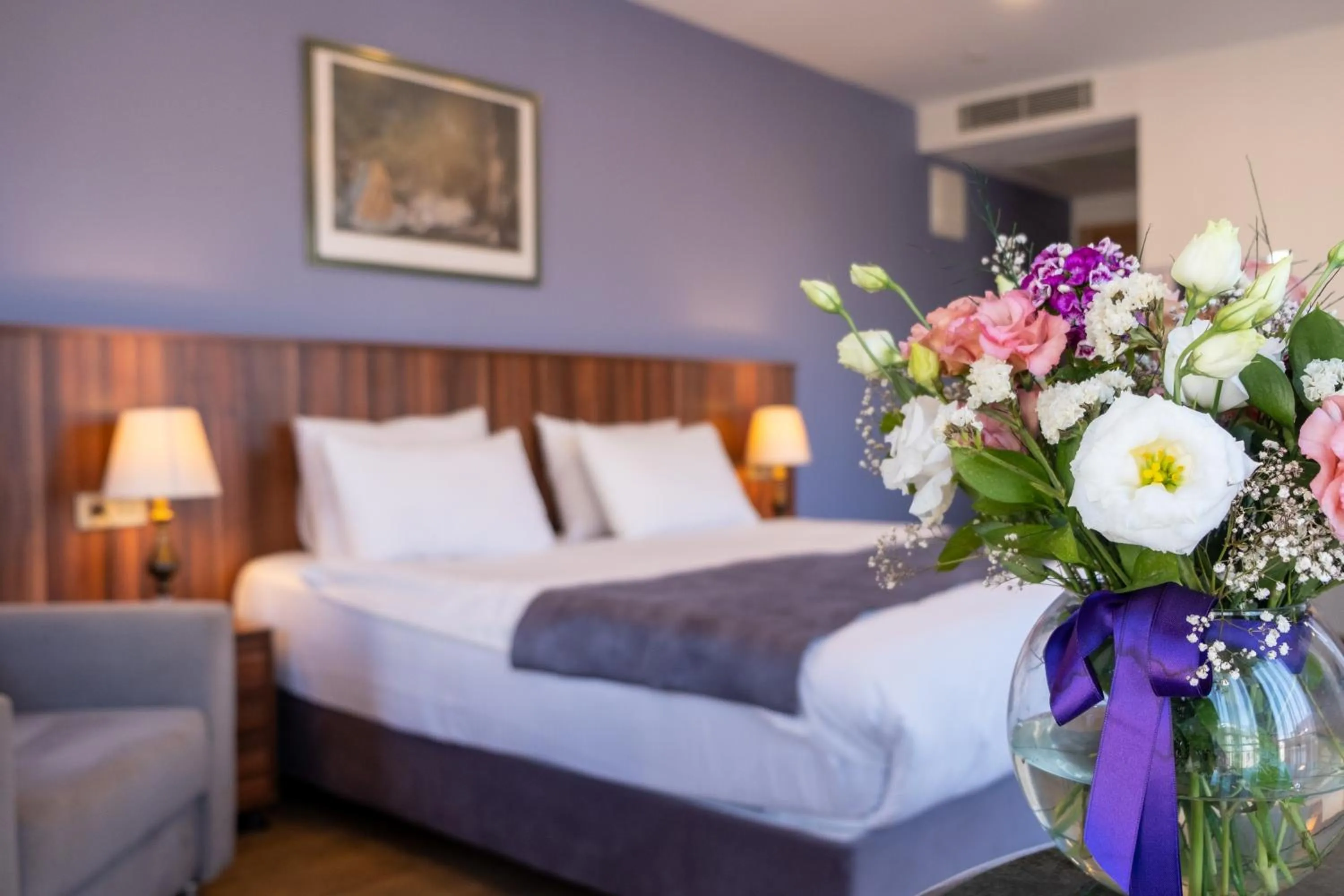 Bed in La Wisteria Boutique Hotel Istanbul