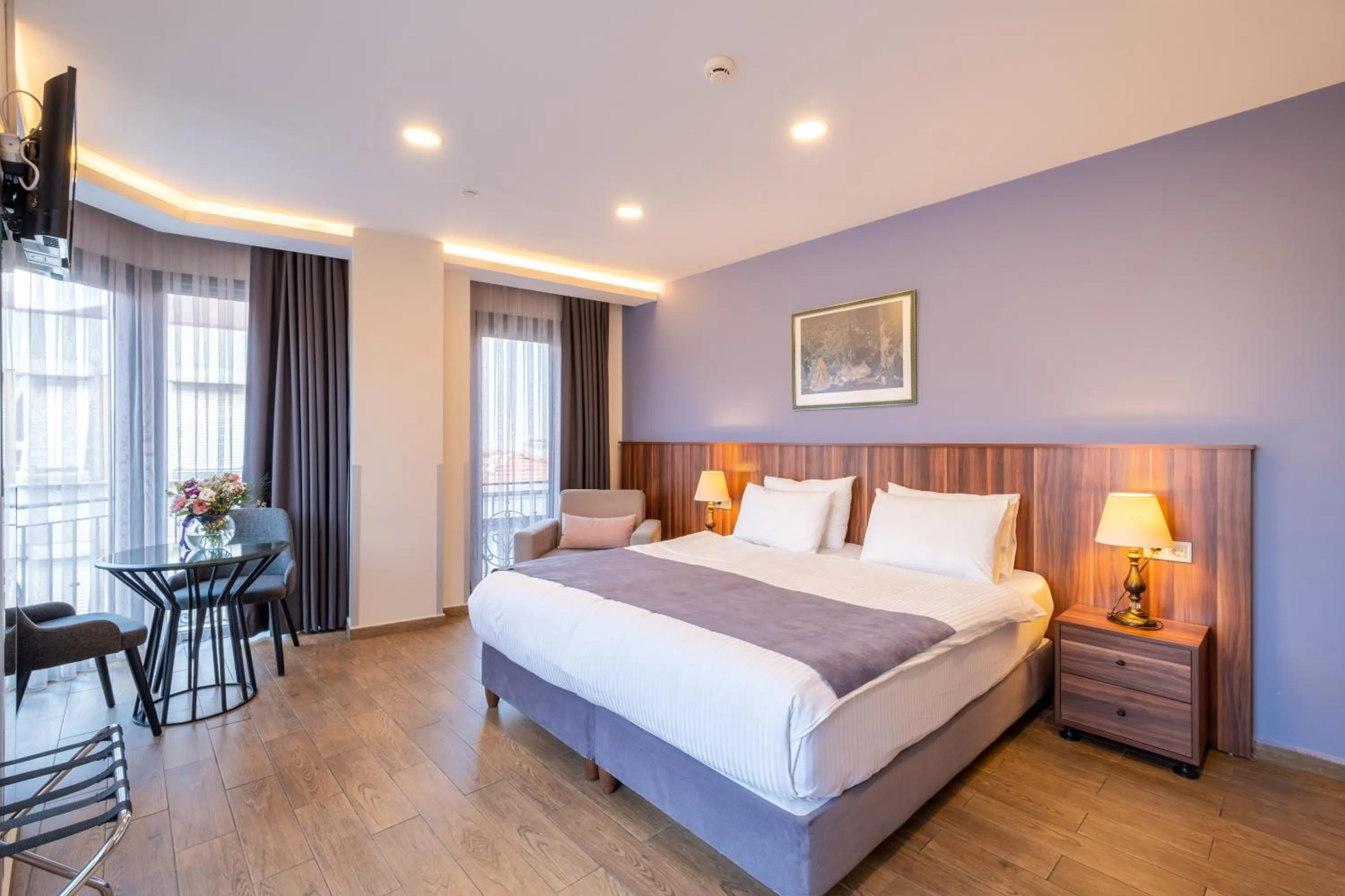 Bed in La Wisteria Boutique Hotel Istanbul