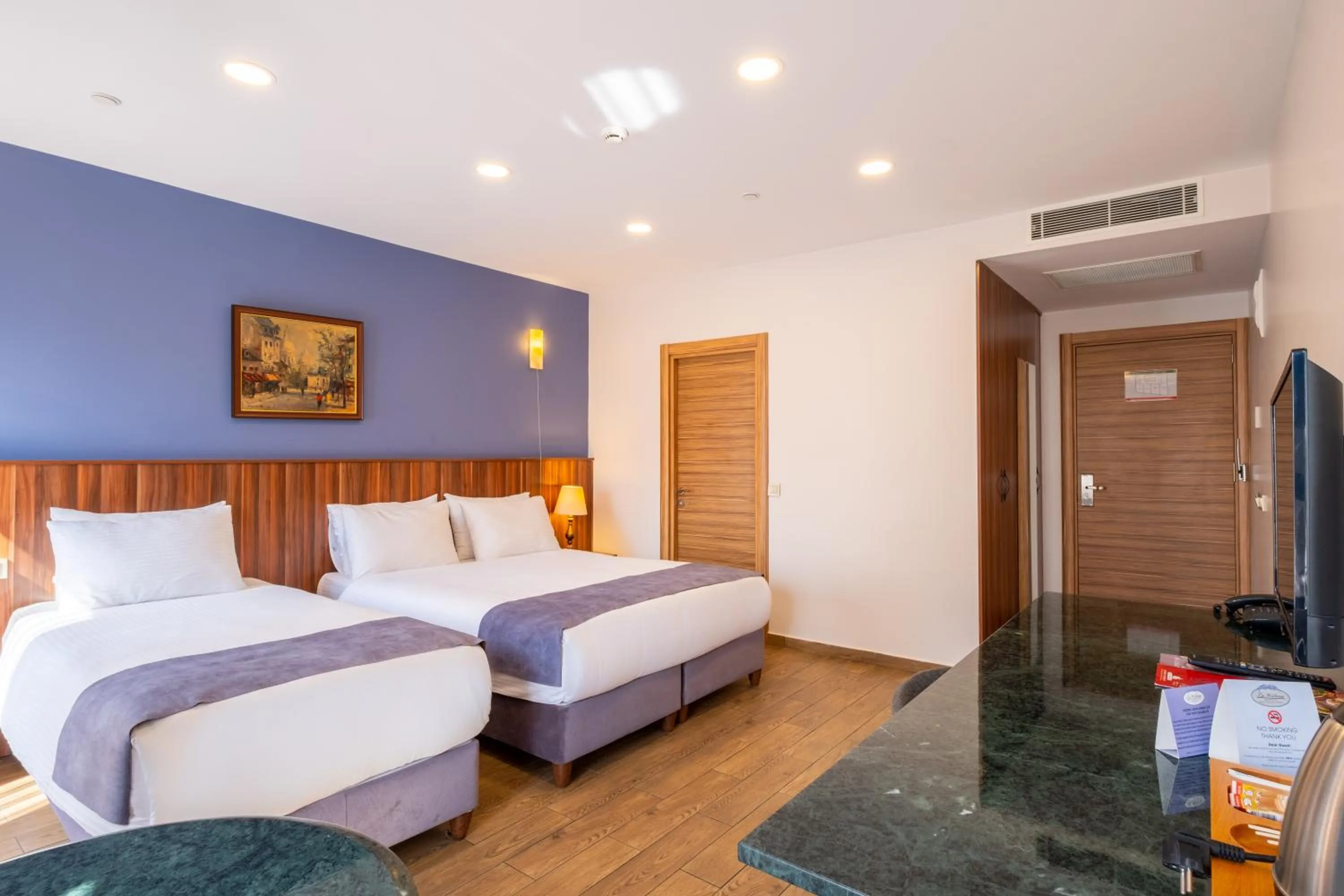 Bed in La Wisteria Boutique Hotel Istanbul