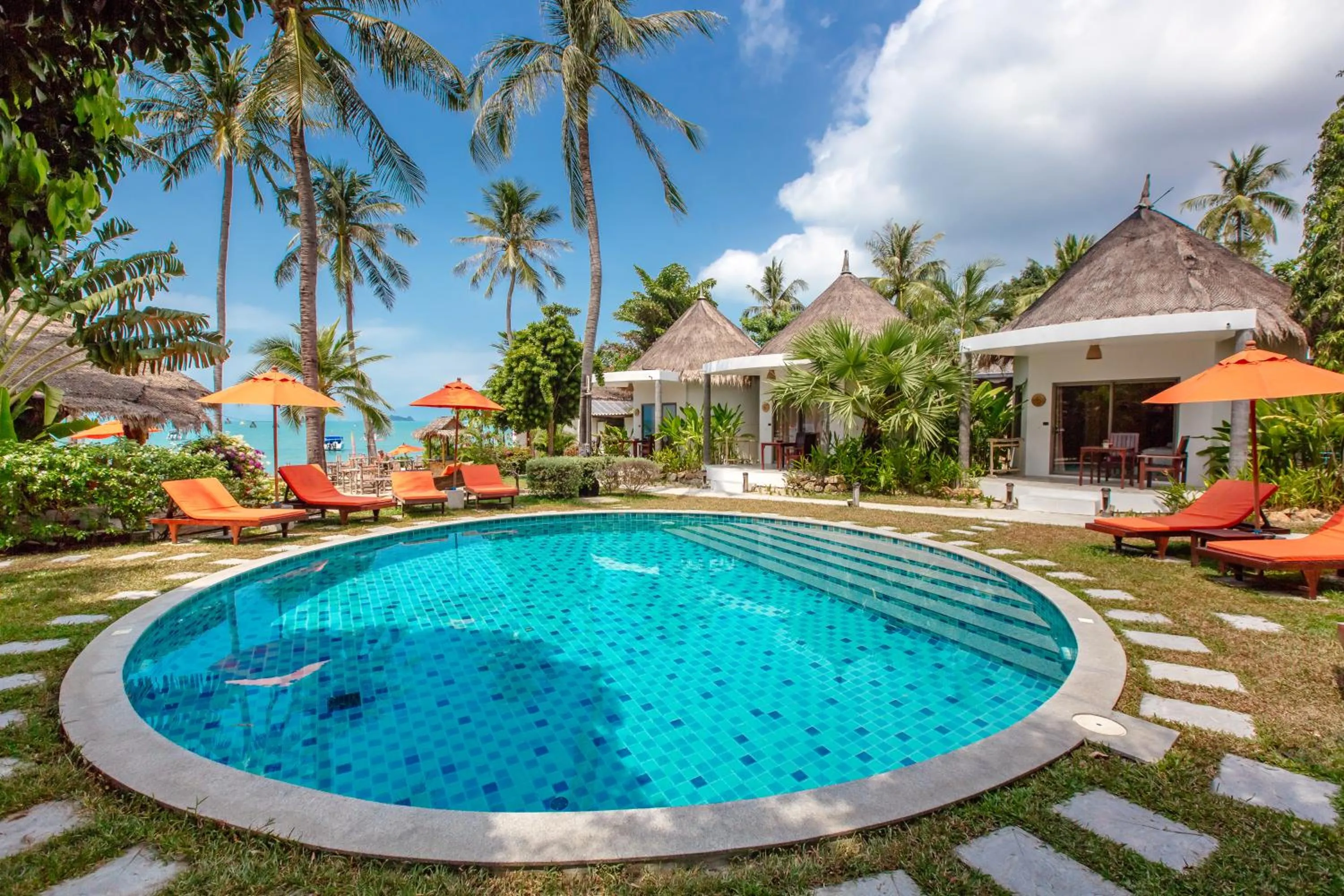 Swimming pool in Secret Garden Beach Resort