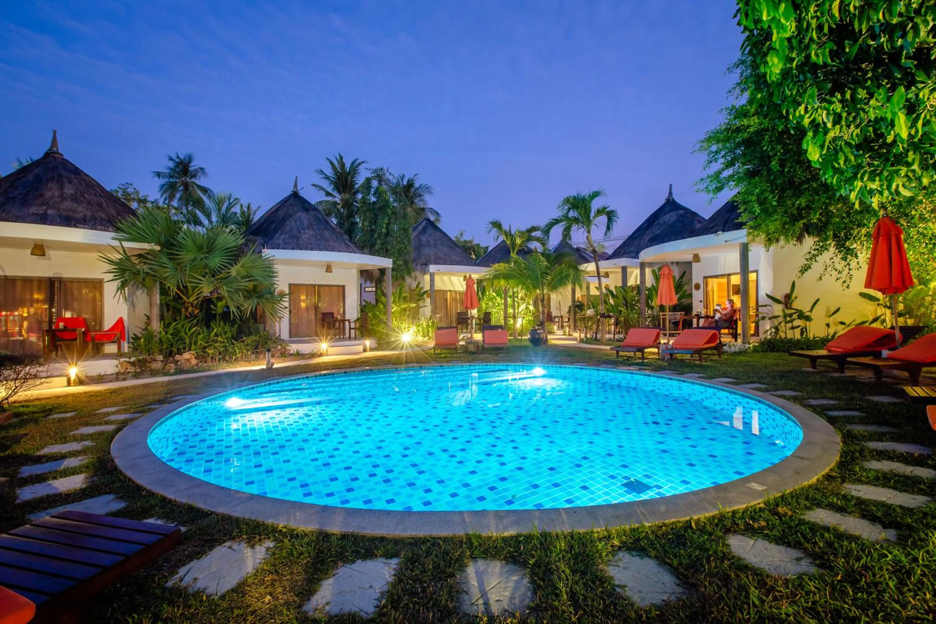 Swimming pool in Secret Garden Beach Resort