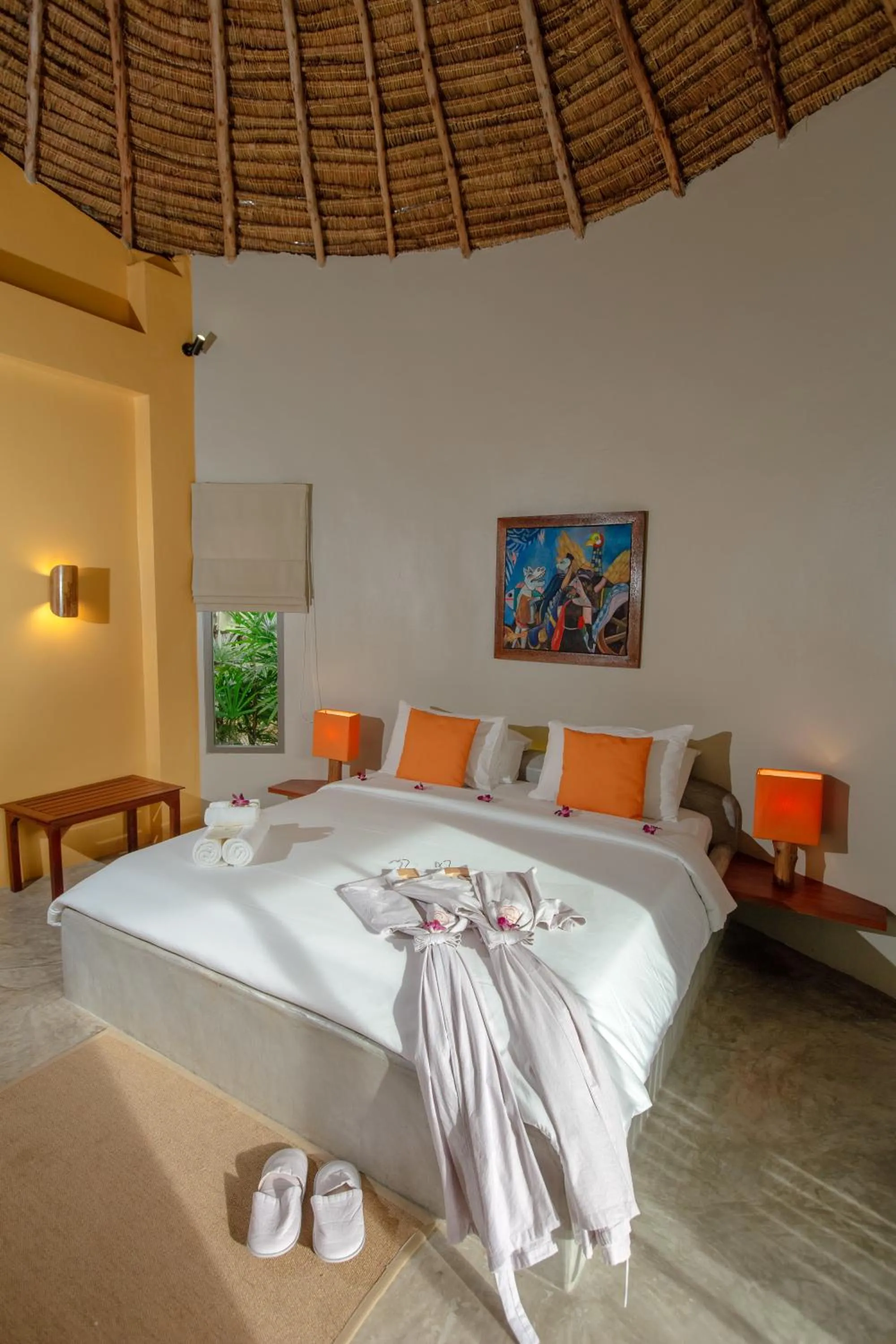 Bedroom, Bed in Secret Garden Beach Resort