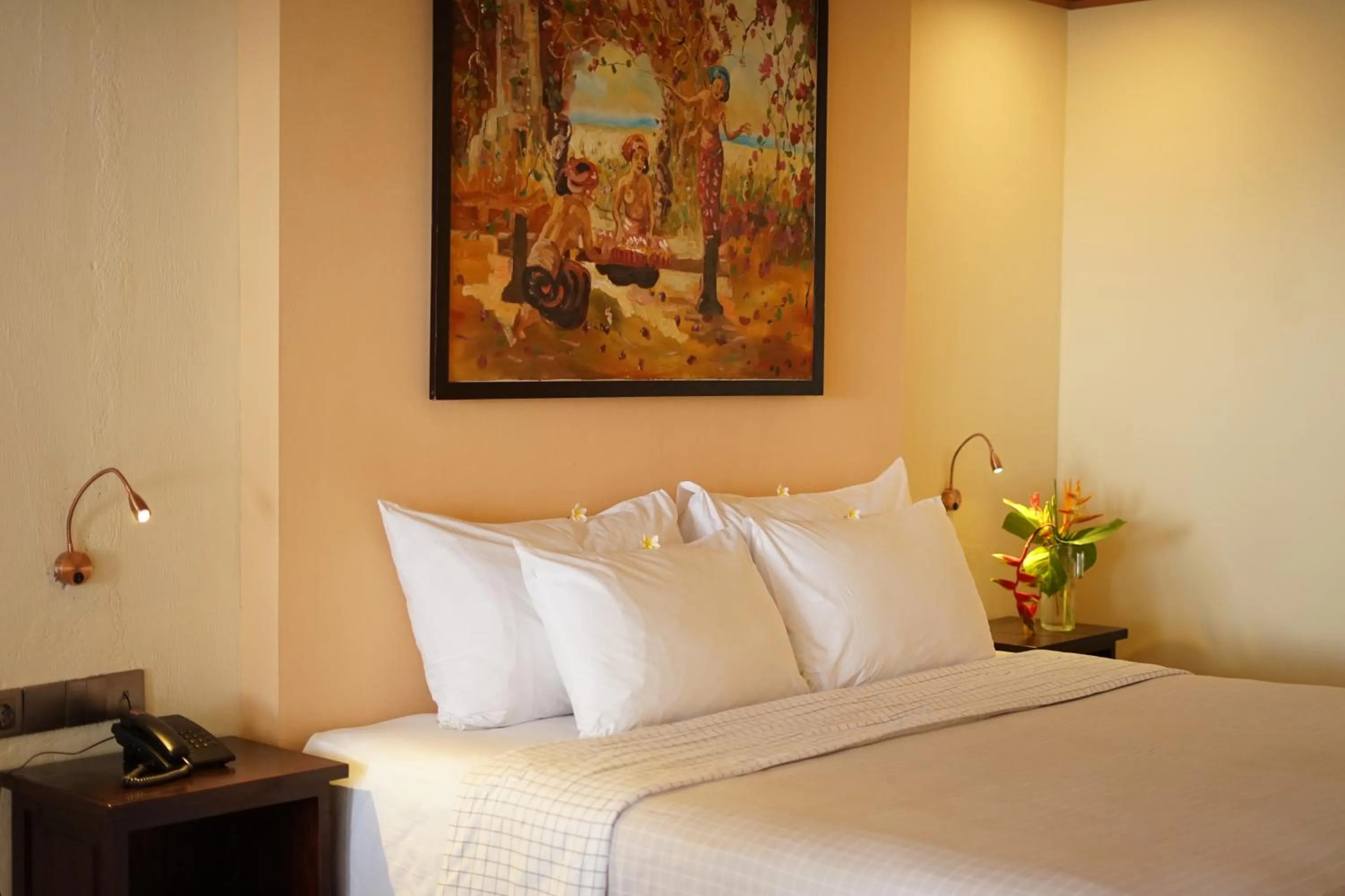 Bed in Sunsethouse Lombok