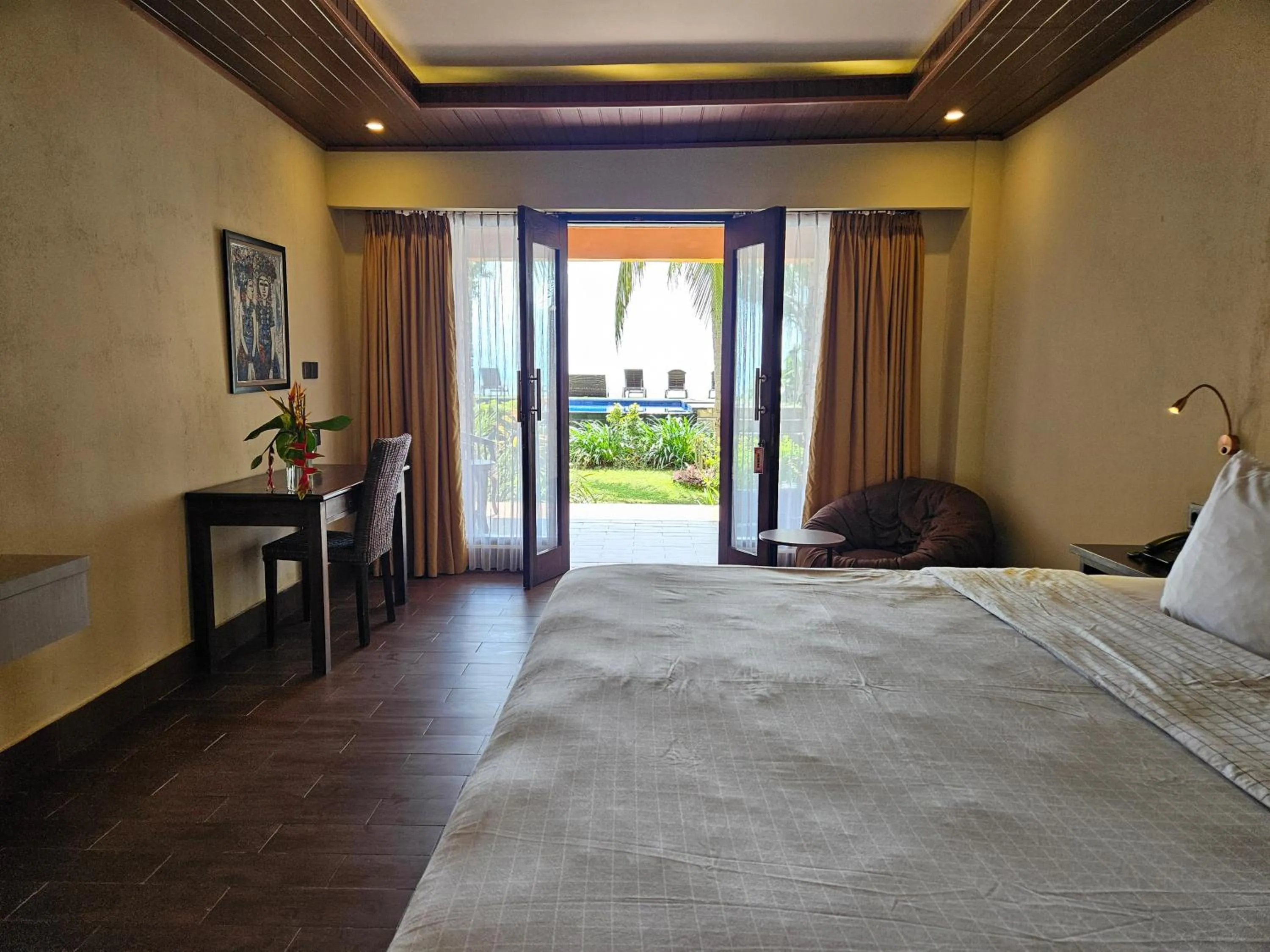 Bed in Sunsethouse Lombok