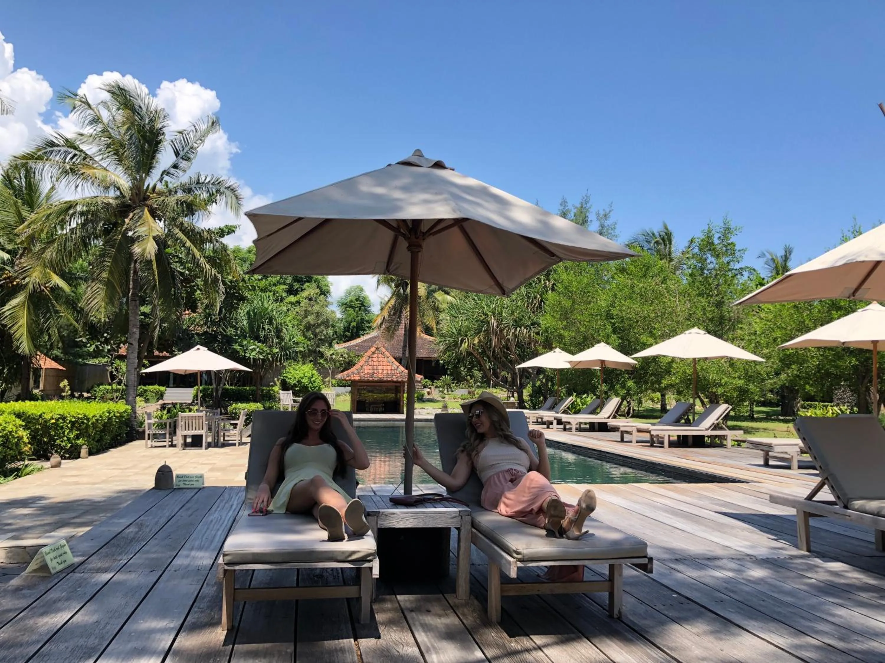 Garden view in Desa Dunia Beda Resort