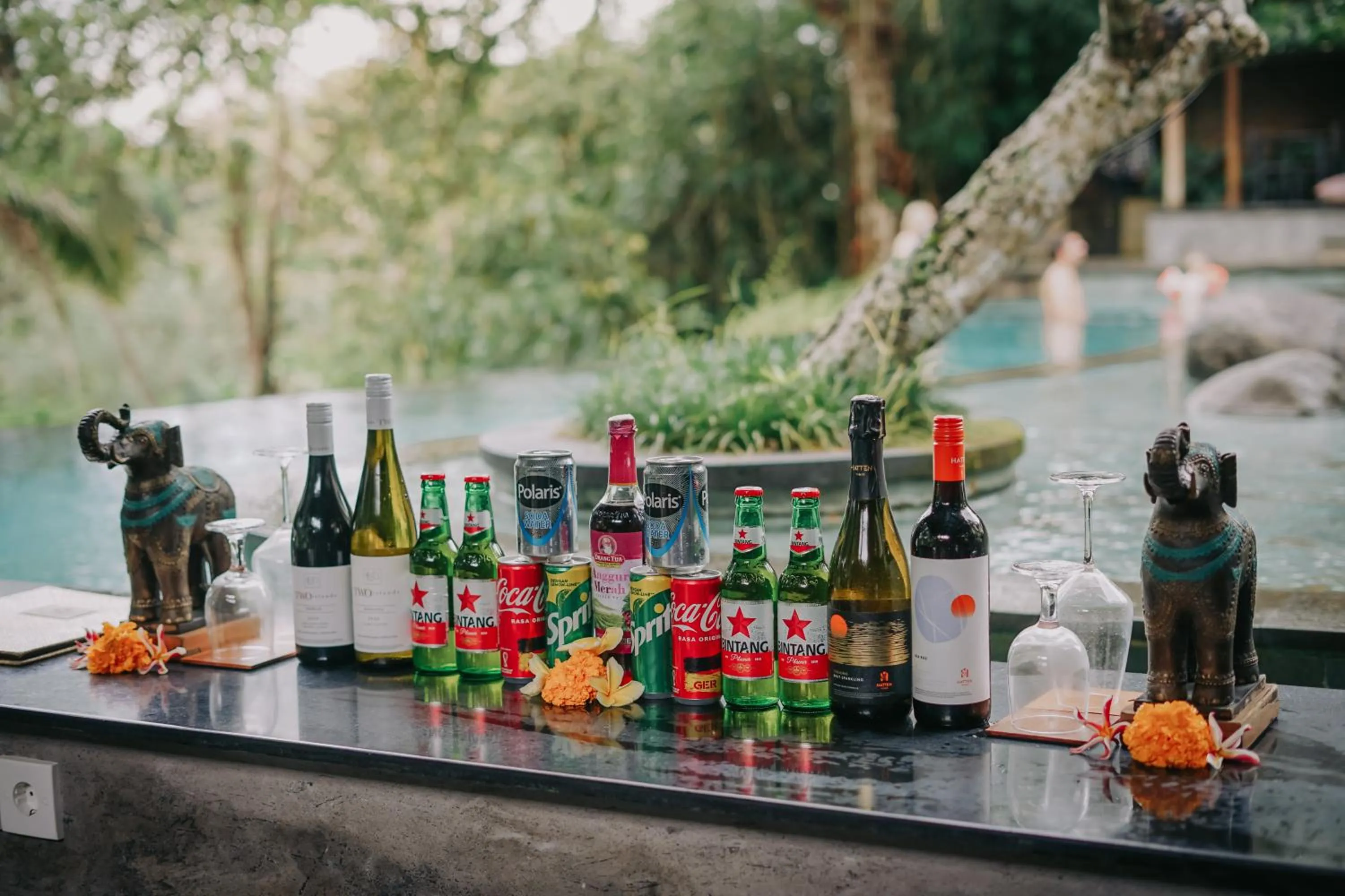 Pool view in Bucu View Resort