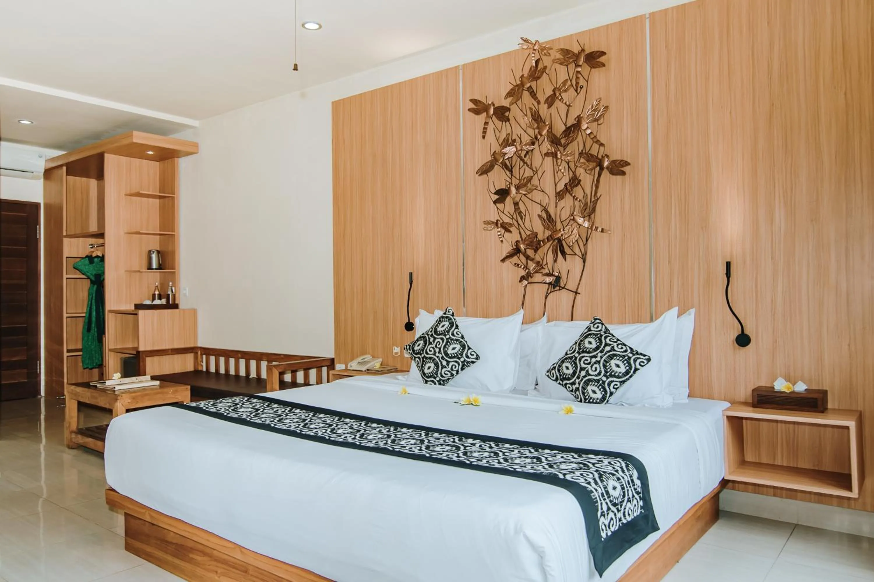 Bed in Bucu View Resort