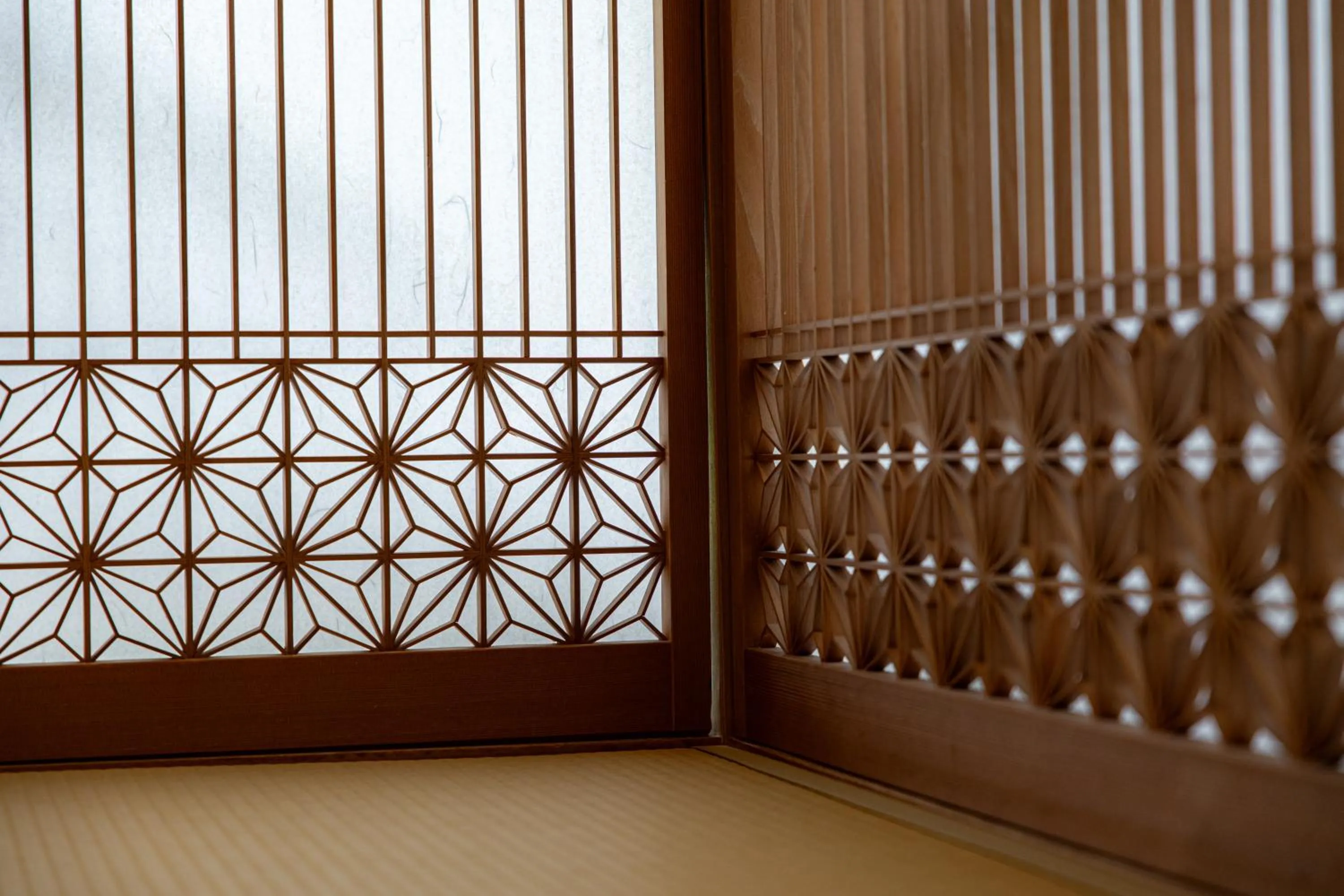 Photo of the whole room in Japanese Ryokan Seryo