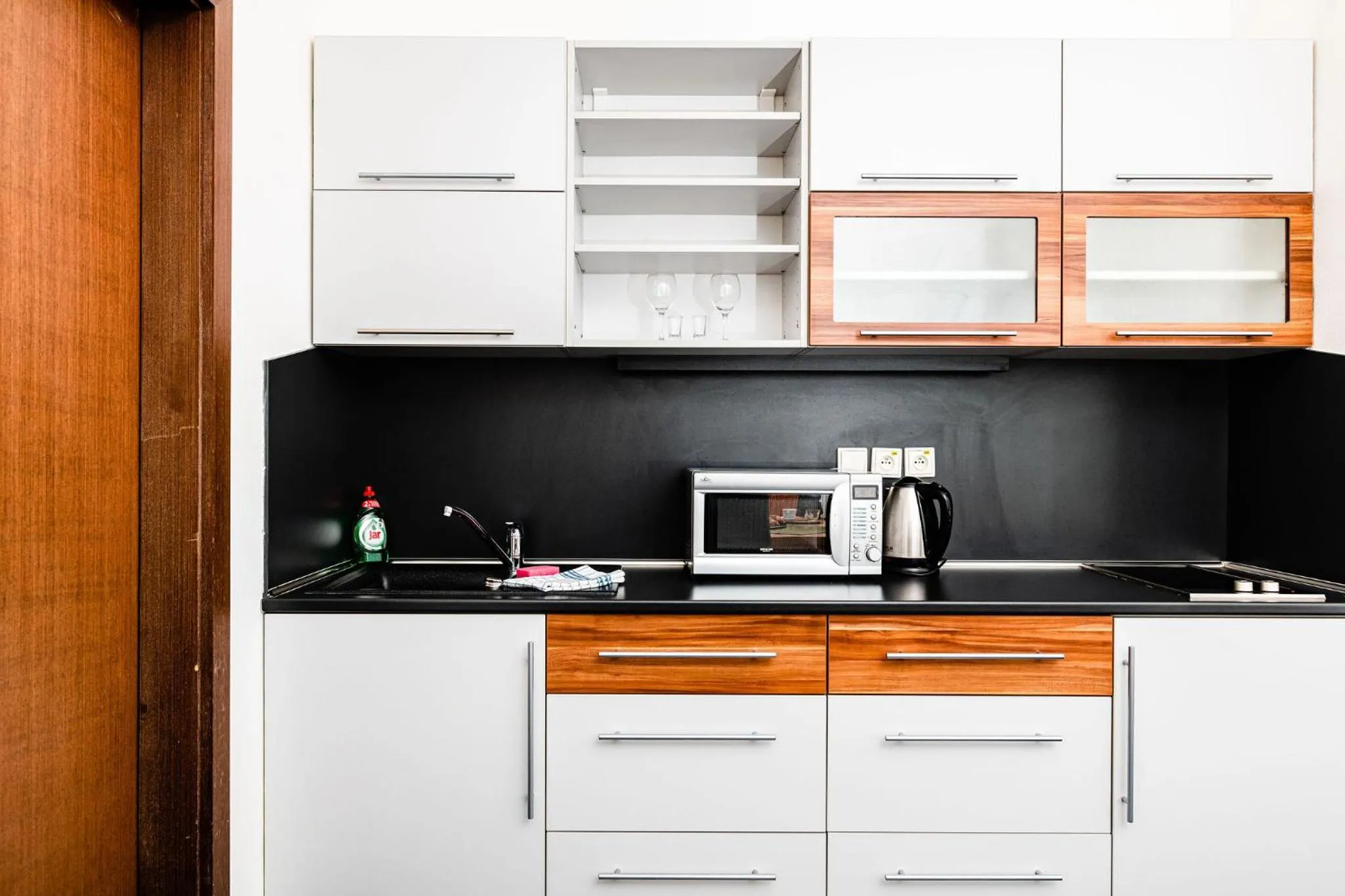 Kitchen or kitchenette in Apartmanovy dom Familia Smokovec