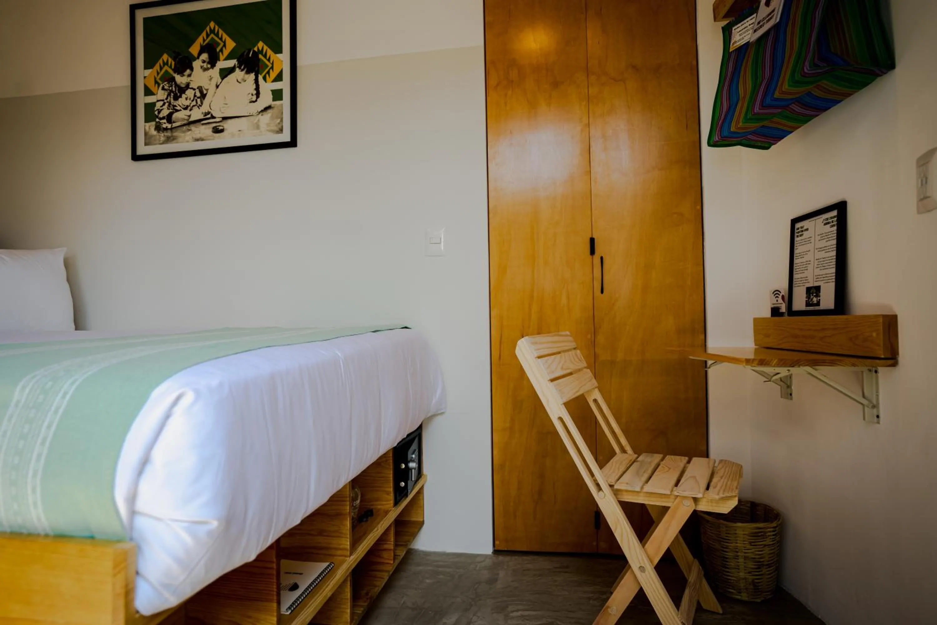 Bedroom, Bed in Hotel con Corazón Oaxaca