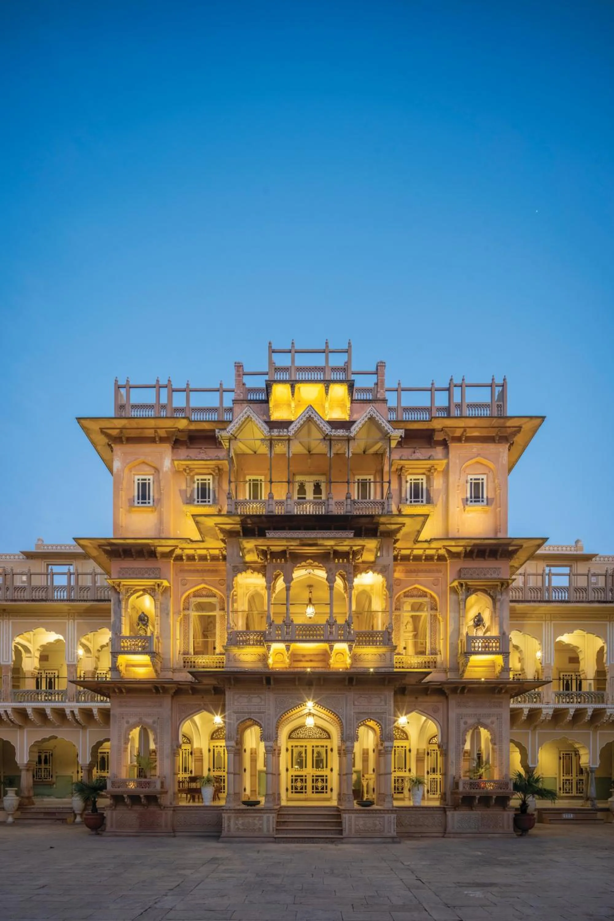 Facade/entrance in Chomu Palace Jaipur - A Heritage Hotel
