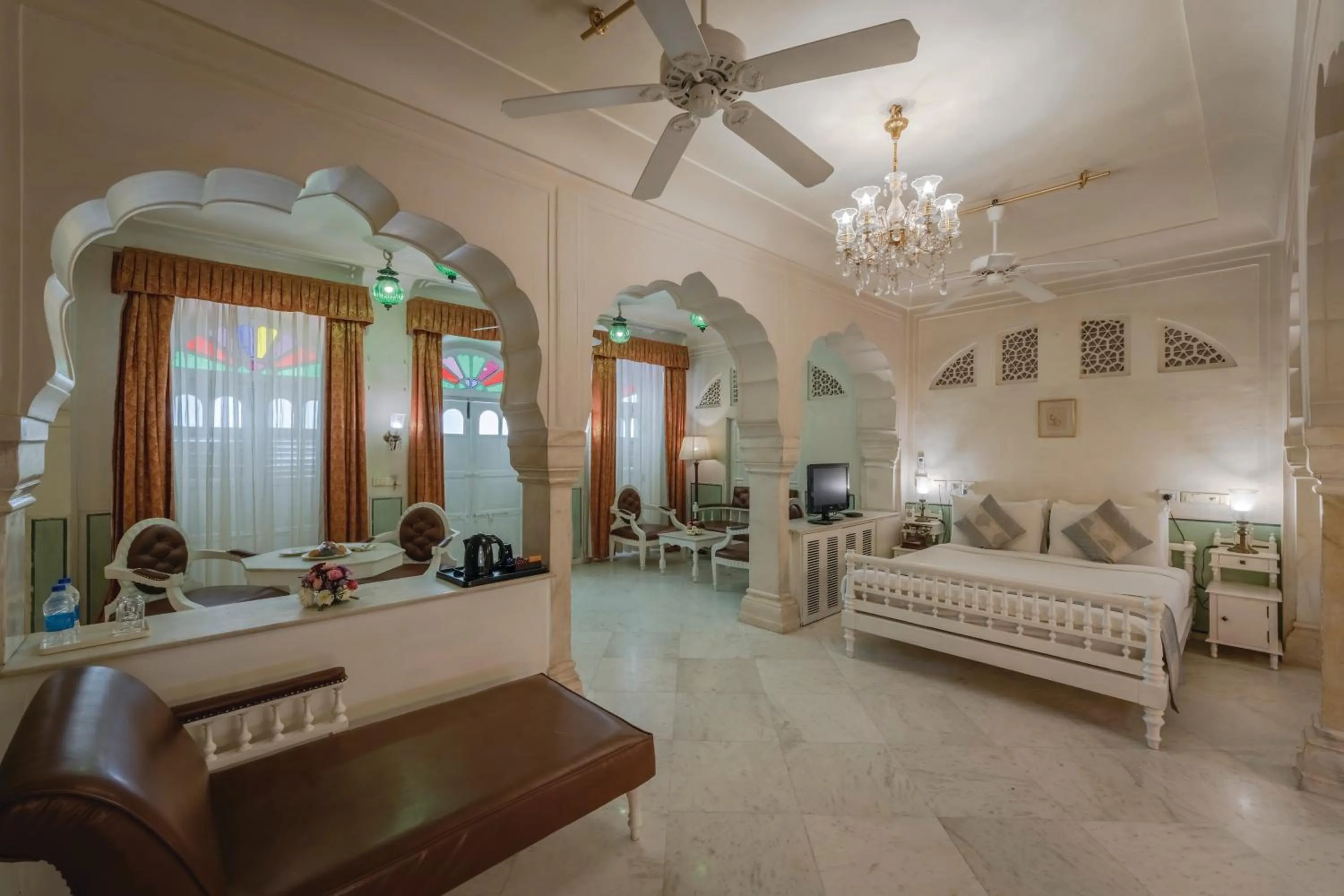 Photo of the whole room in Chomu Palace Jaipur - A Heritage Hotel