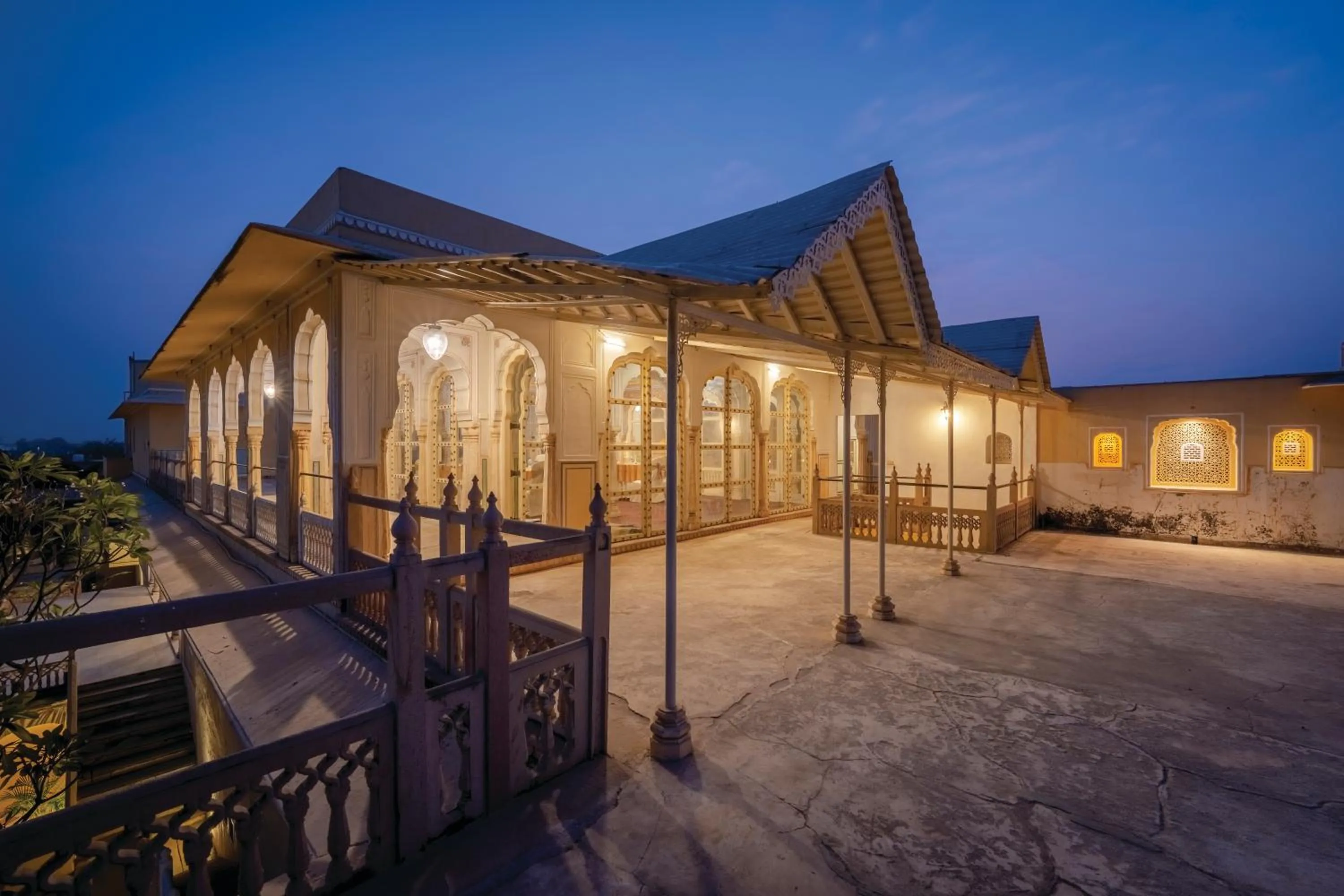 Balcony/Terrace in Chomu Palace Jaipur - A Heritage Hotel