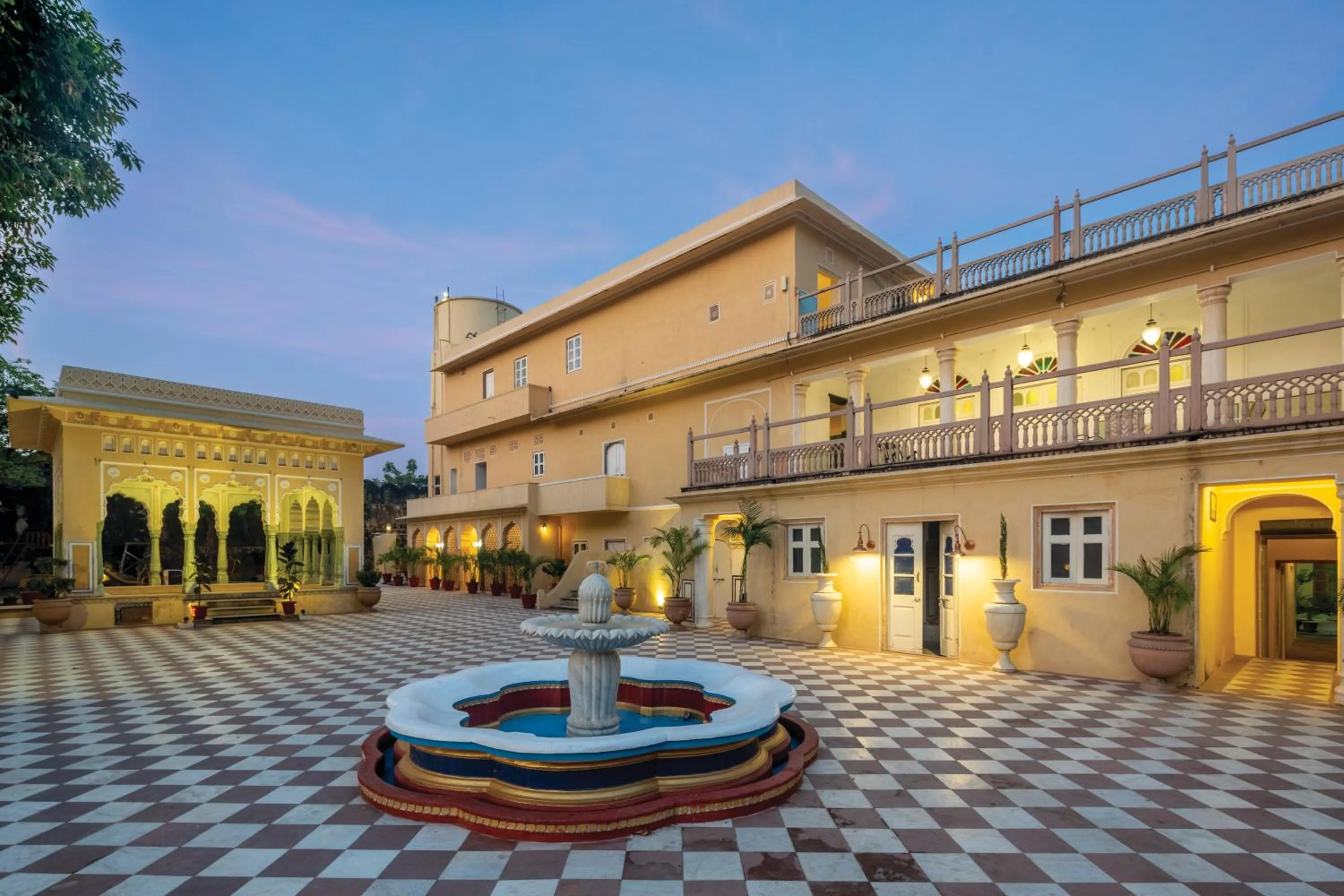 Property building in Chomu Palace Jaipur - A Heritage Hotel