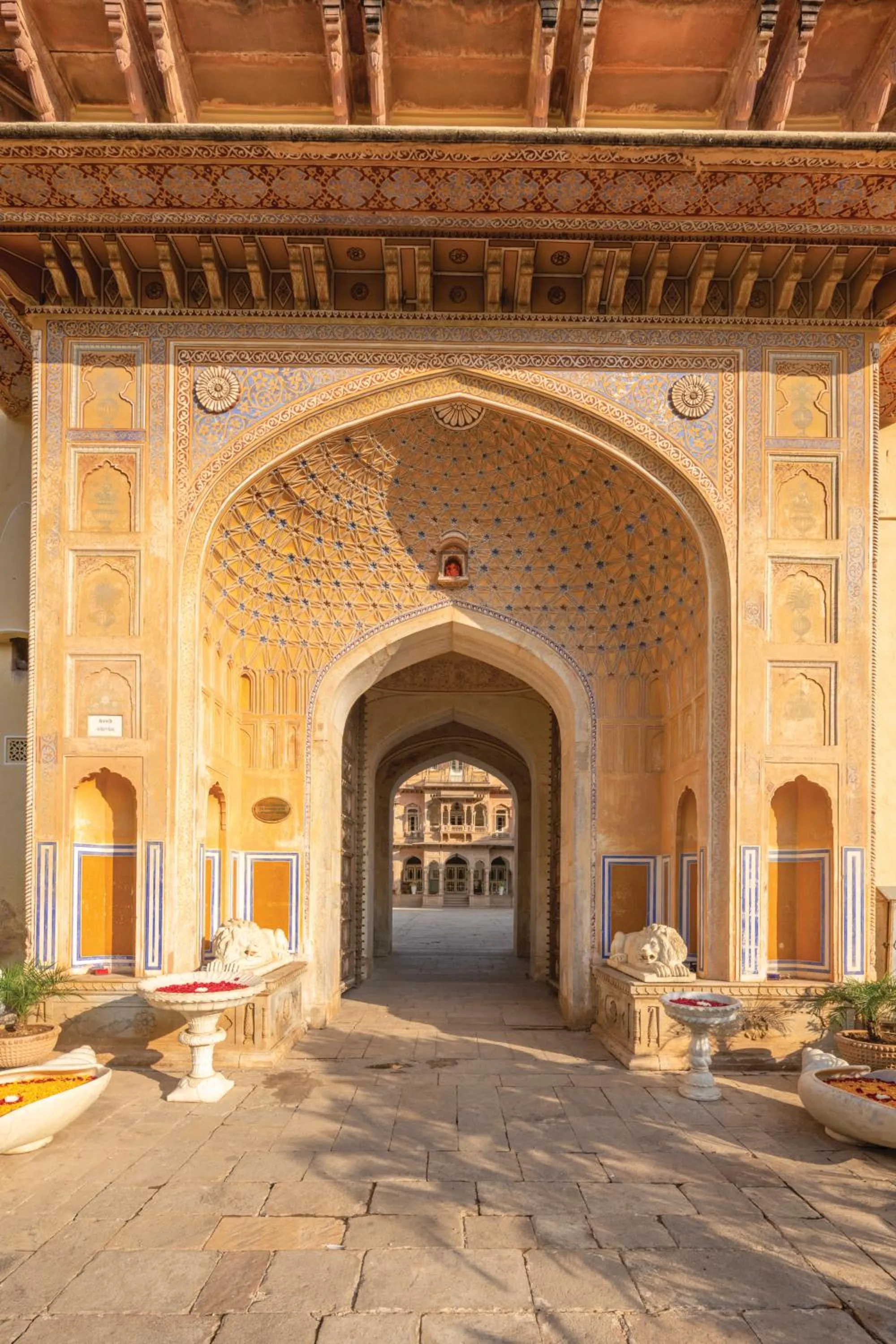 Facade/entrance in Chomu Palace Jaipur - A Heritage Hotel