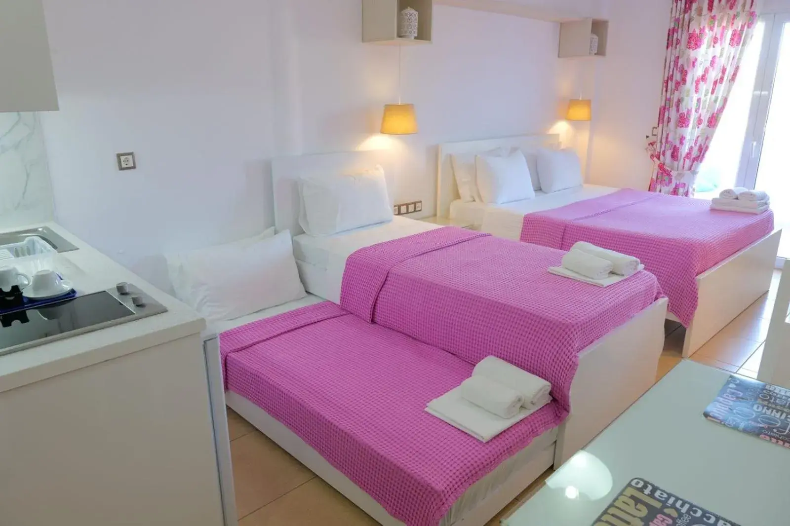 Family Room with Sea View in Hotel Mira Mare Family Room with Sea View in Hotel Mira Mare