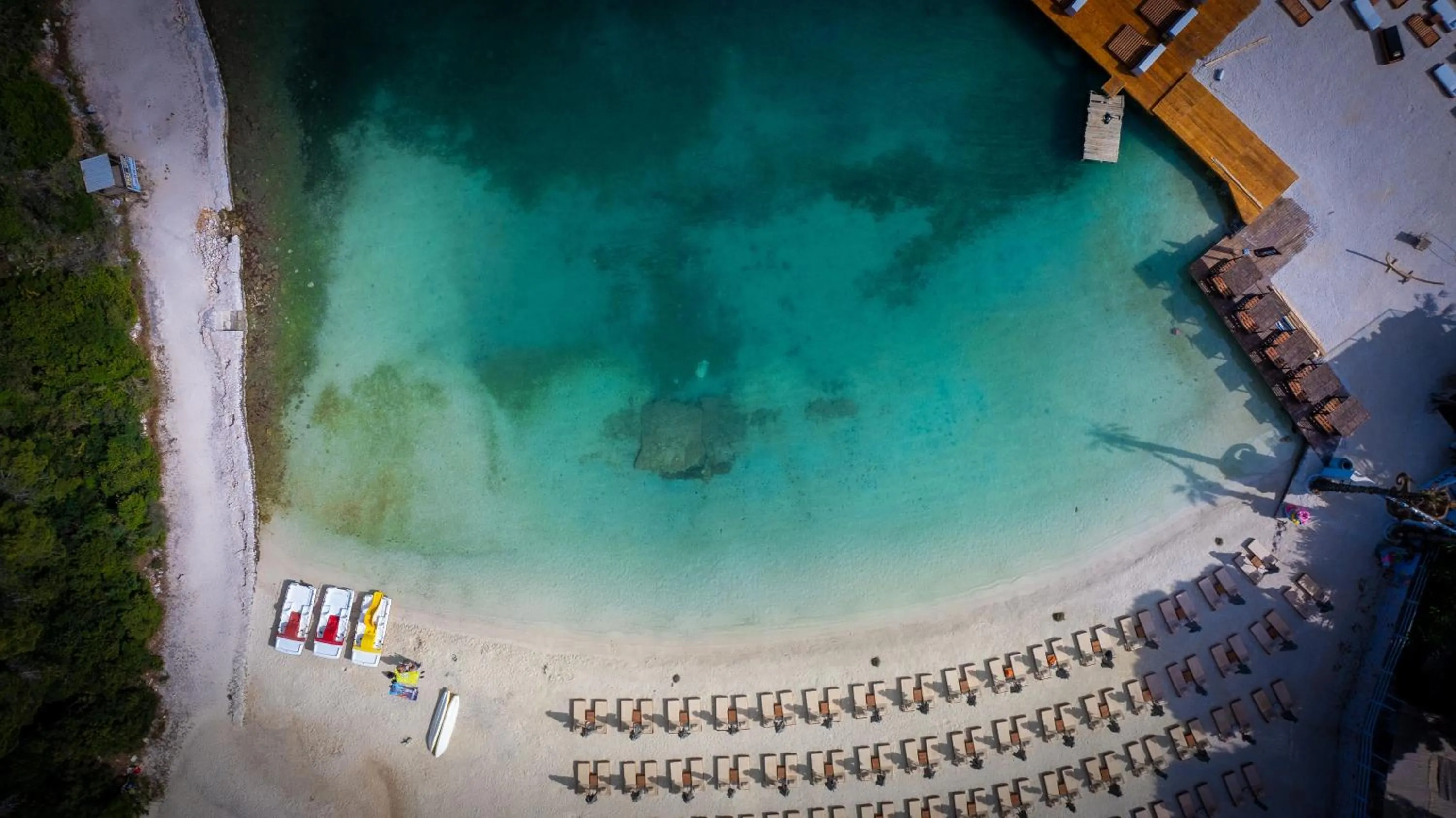 Beach in Hotel Mira Mare