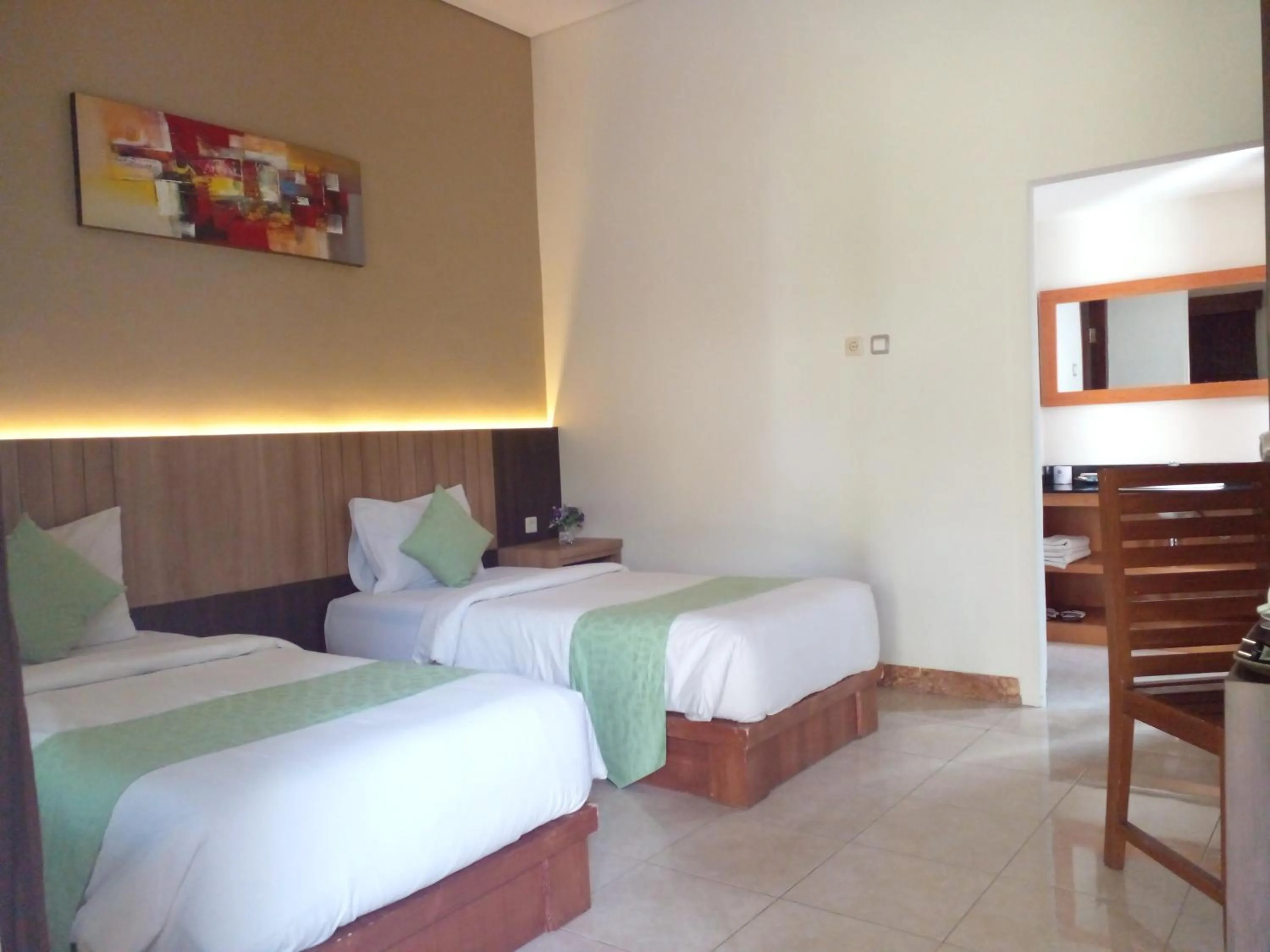 Property building, Bed in Segara Anak Hotel