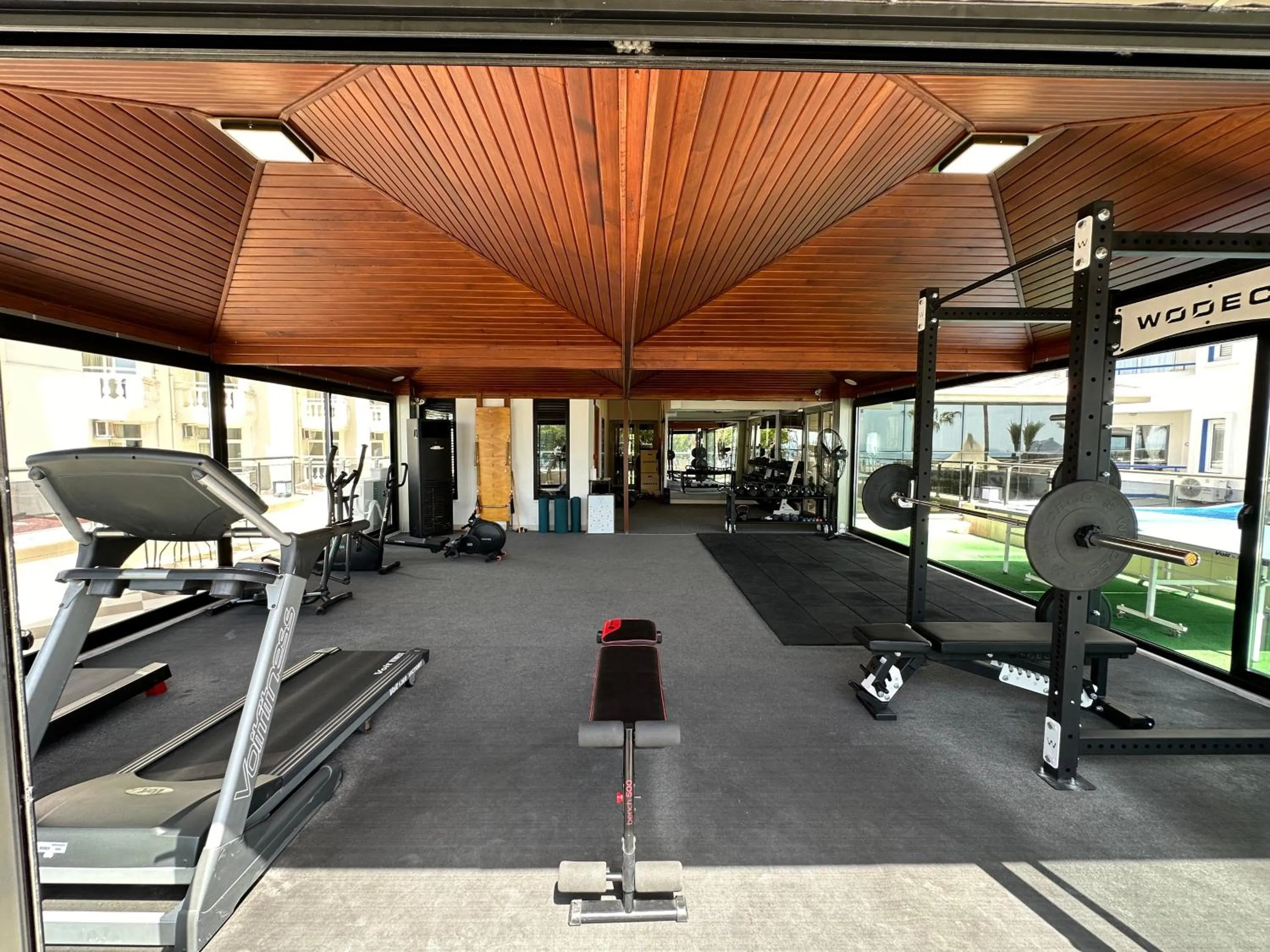 Fitness centre/facilities in Savk Hotel