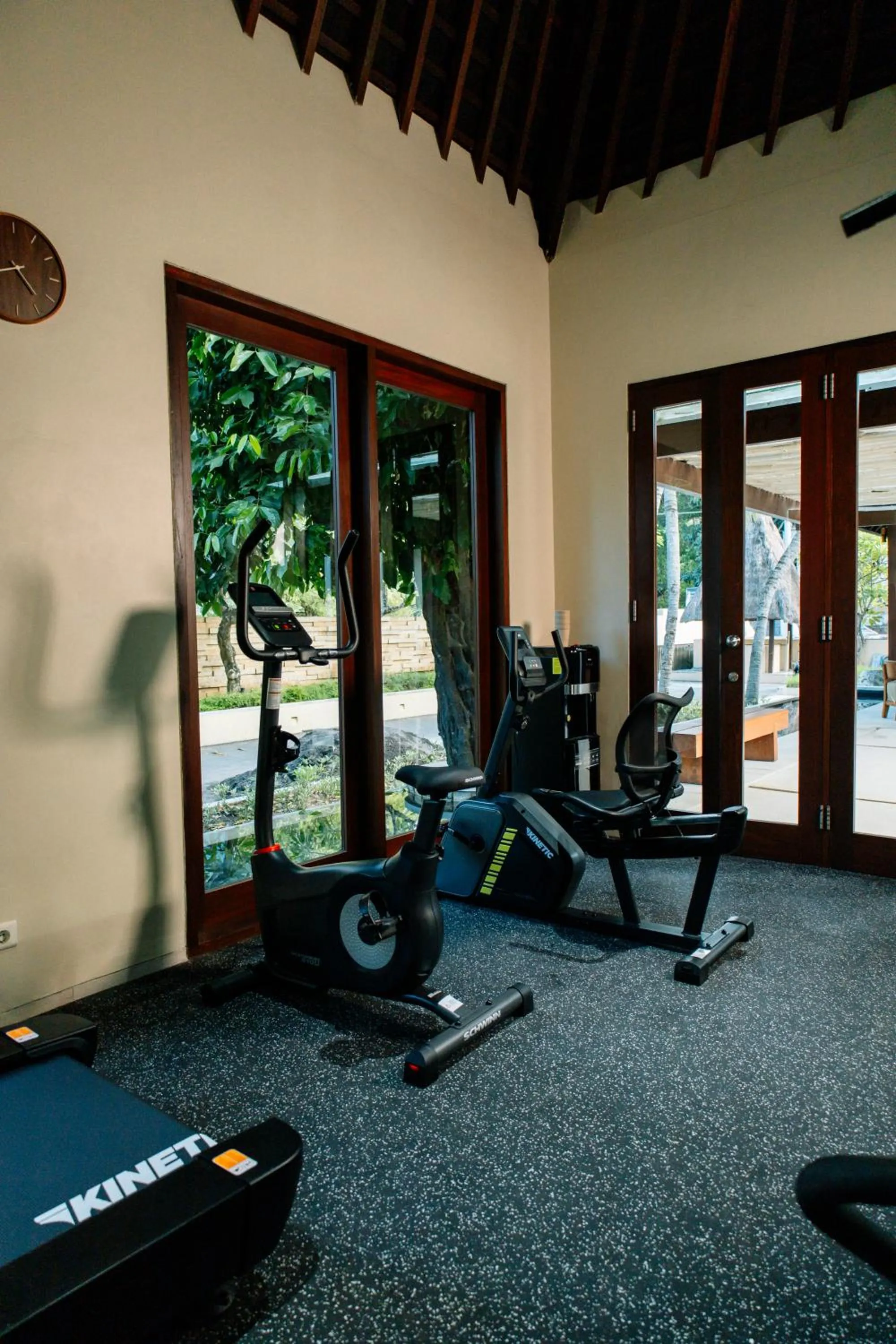 Fitness centre/facilities in Qunci Villas Resort