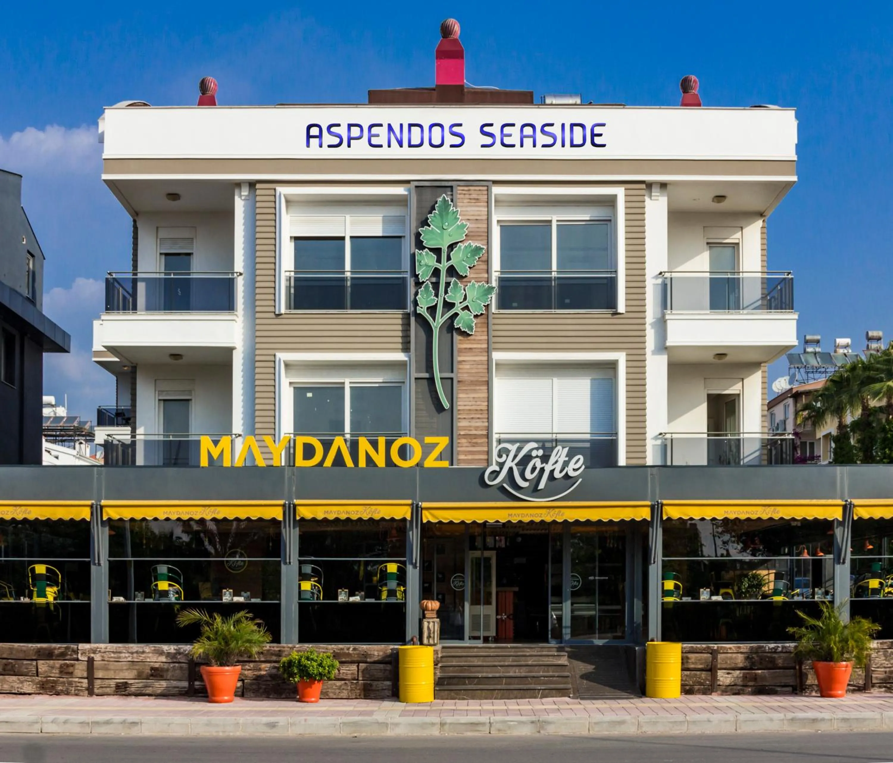 Facade/entrance in Aspendos Seaside