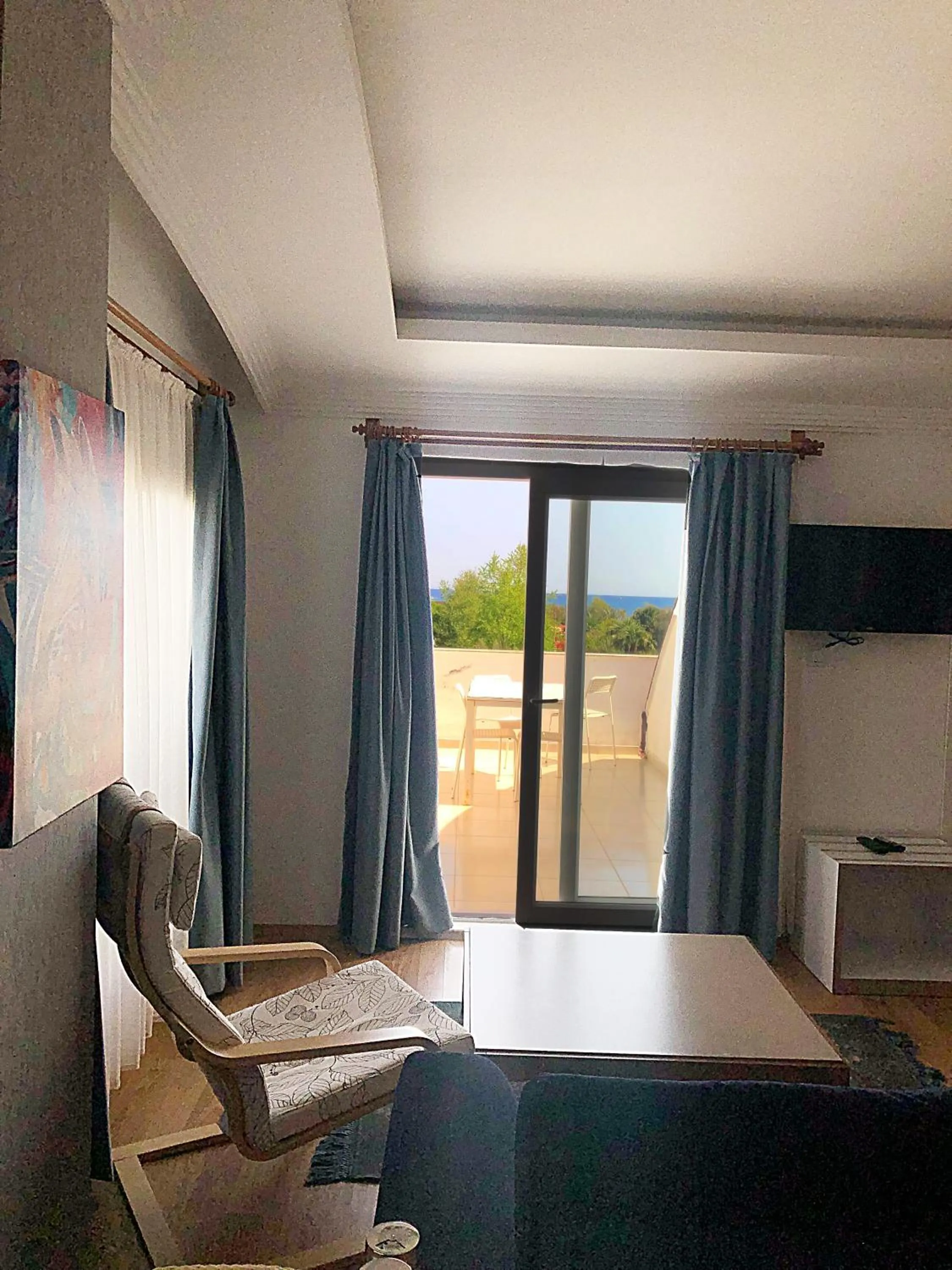 Balcony/Terrace, Bed in Aspendos Seaside