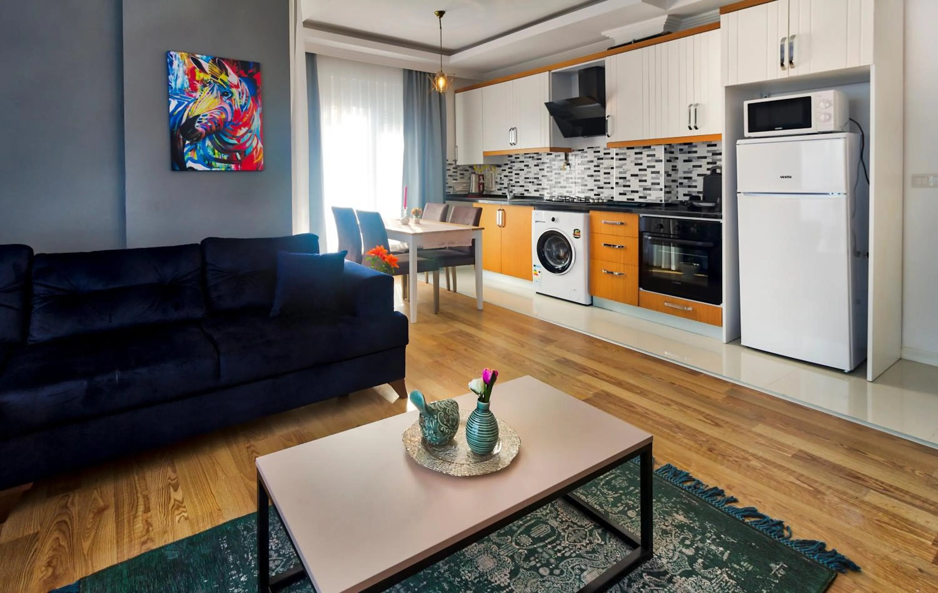 Kitchen or kitchenette in Aspendos Seaside