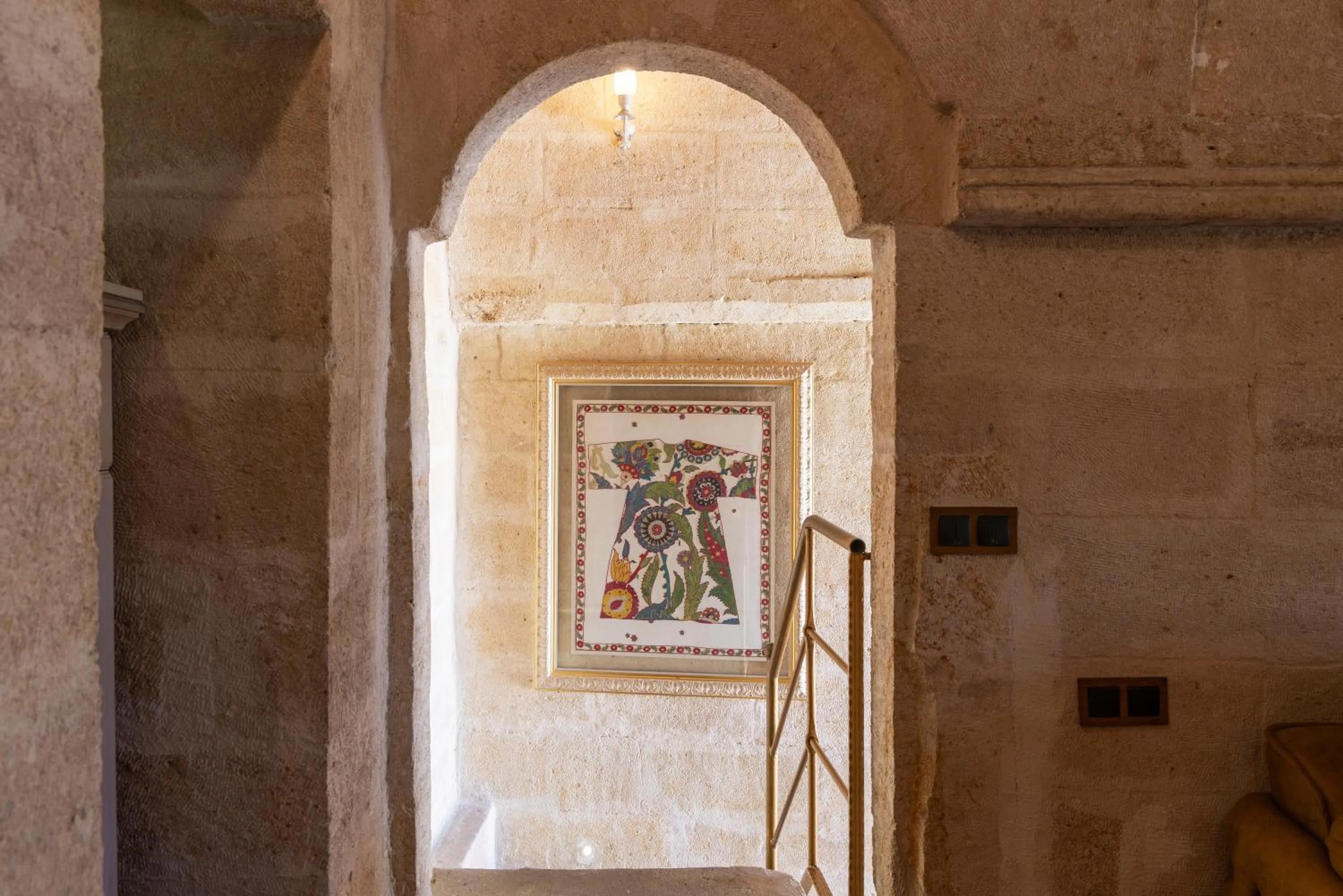 Lobby or reception in Tafoni Houses Cave Hotel