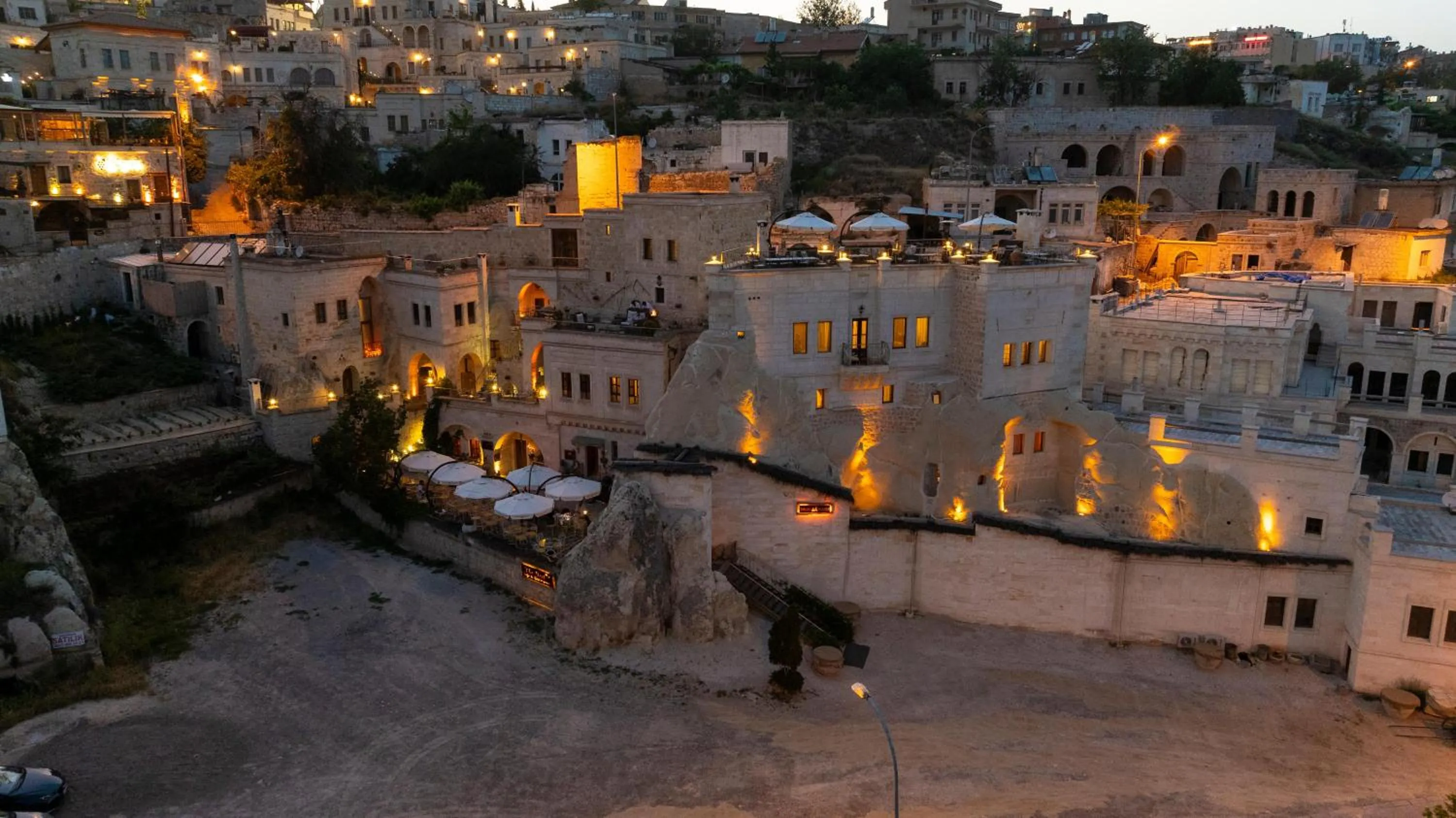 Balcony/Terrace in Tafoni Houses Cave Hotel