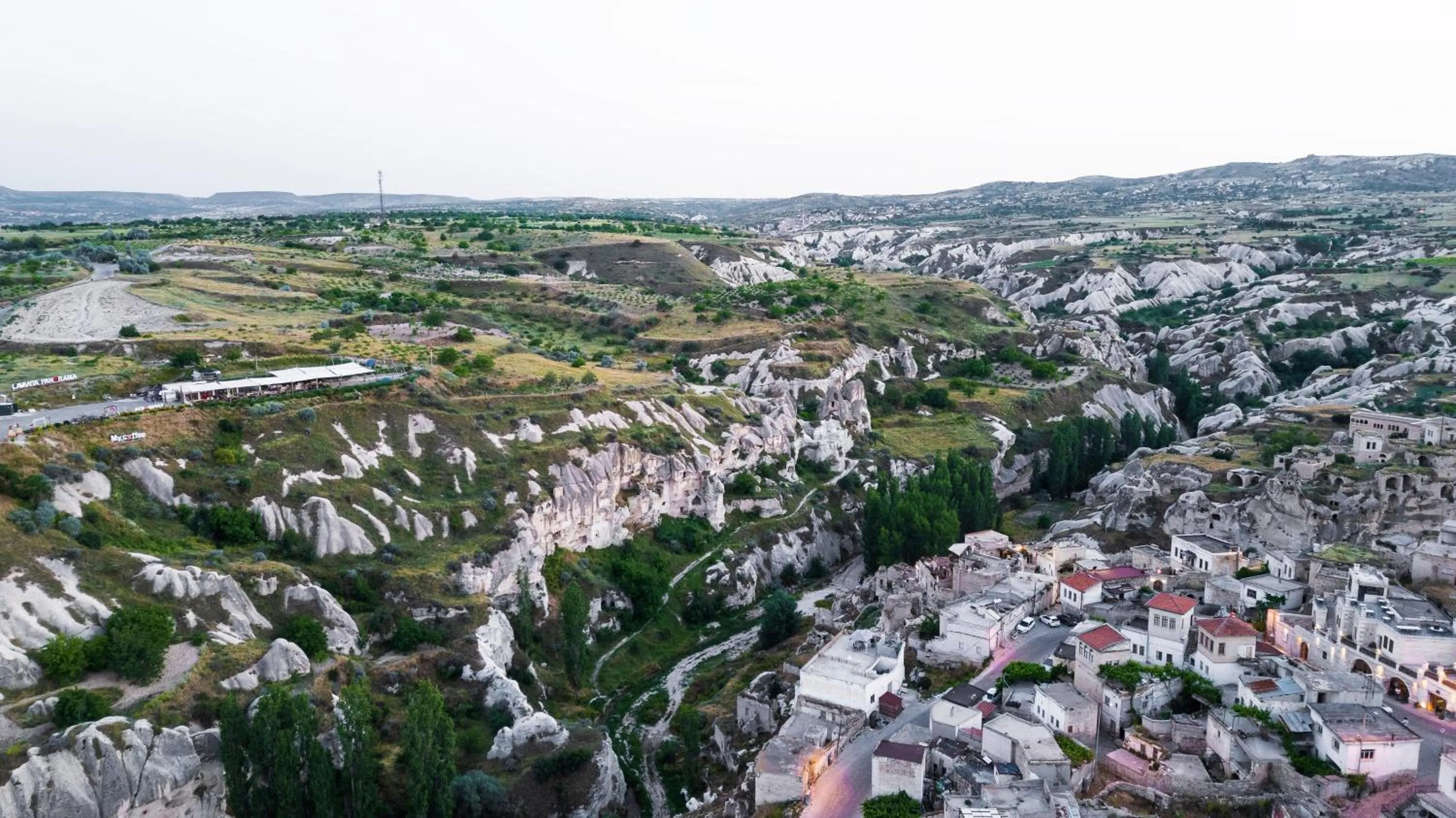 Natural landscape in Tafoni Houses Cave Hotel