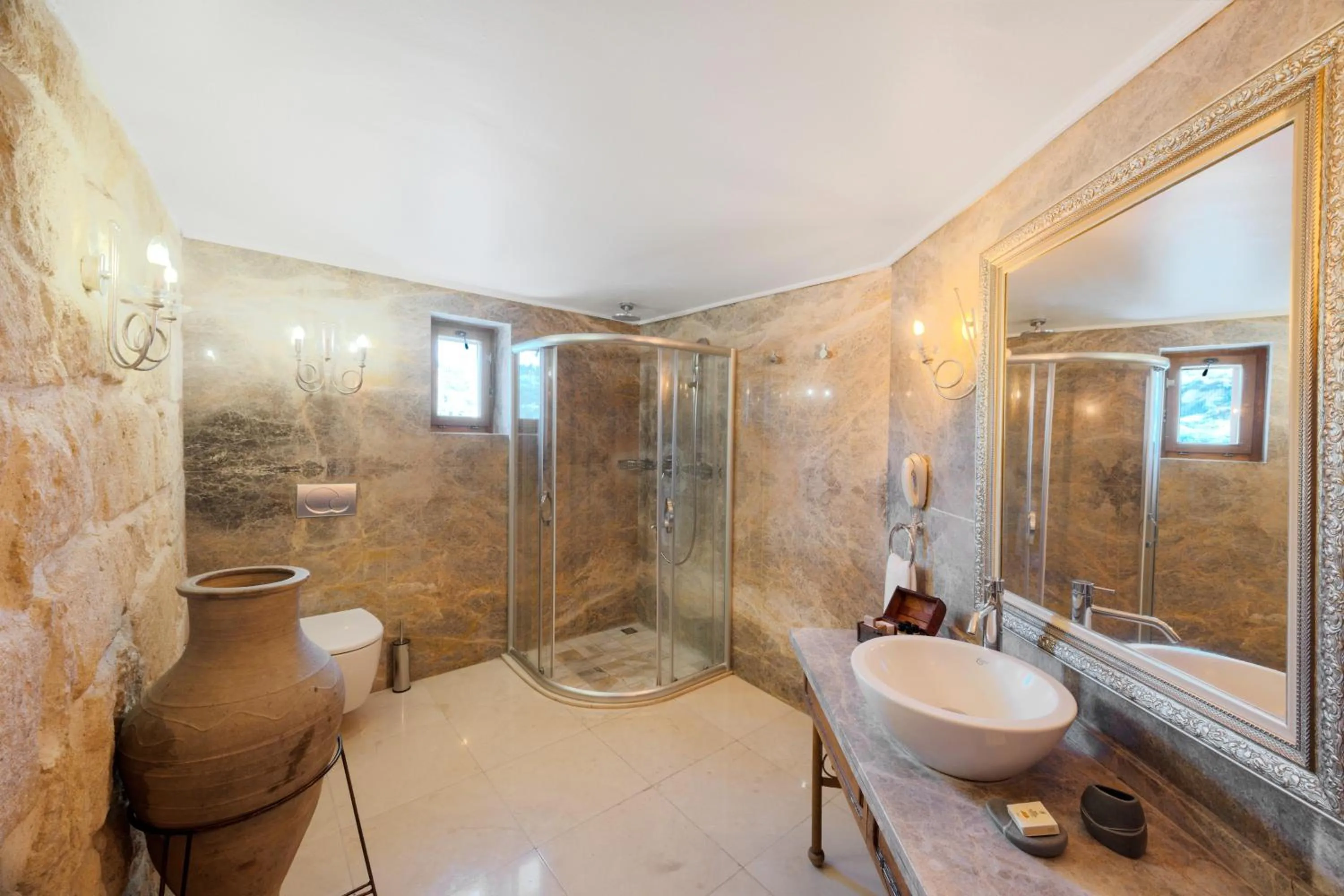 Bathroom in Tafoni Houses Cave Hotel