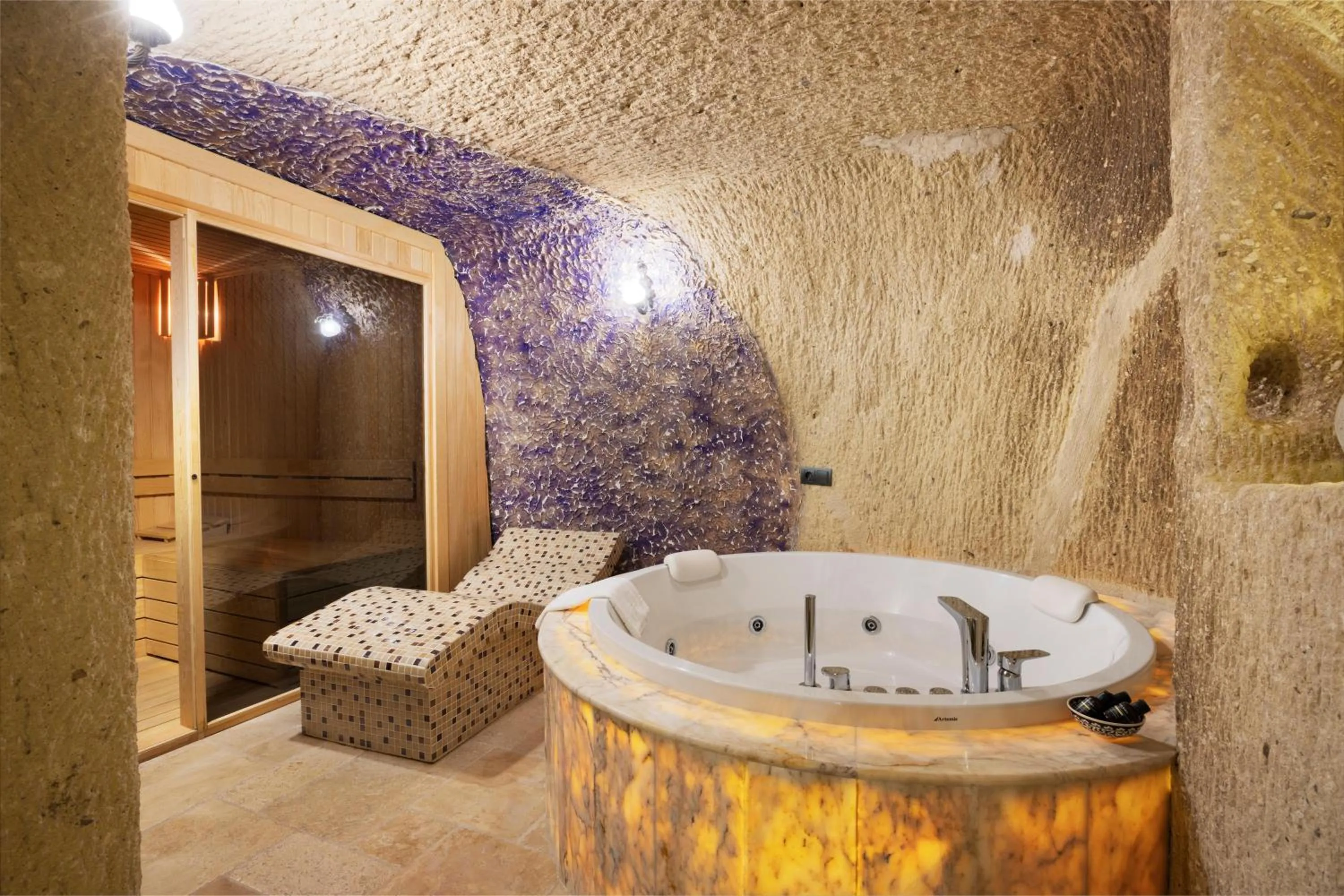 Bathroom in Tafoni Houses Cave Hotel