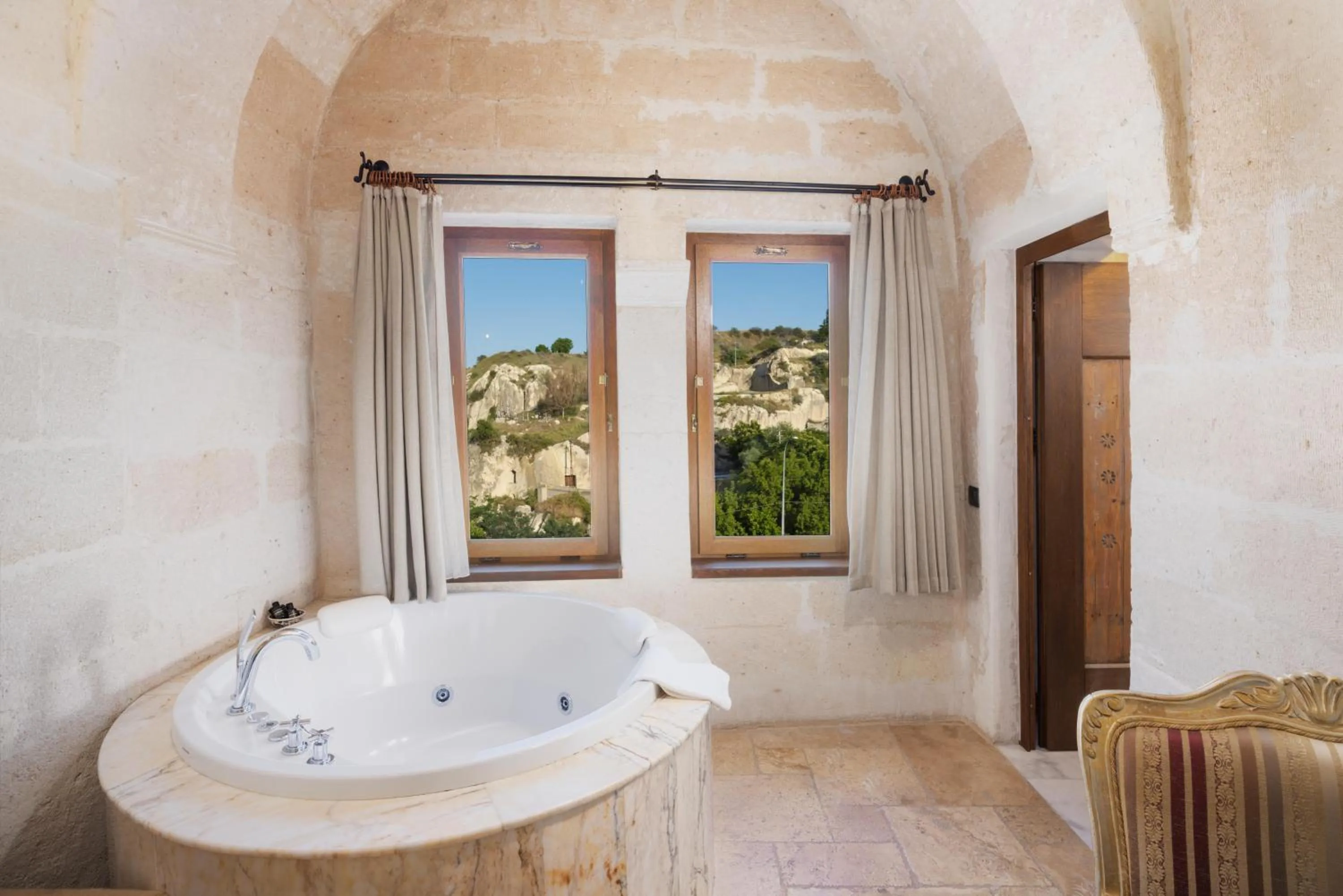 Bathroom in Tafoni Houses Cave Hotel