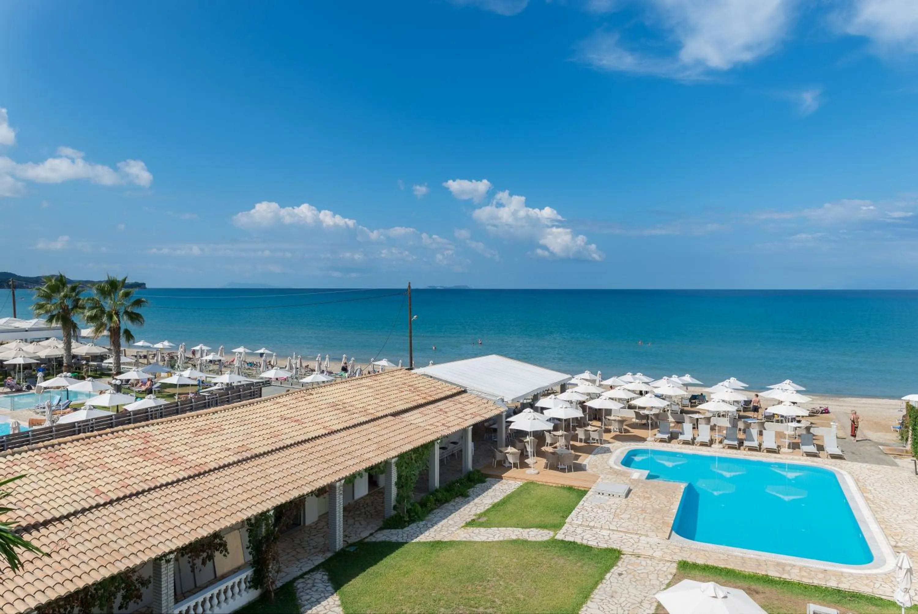 Swimming pool in Filorian Hotel Apartments