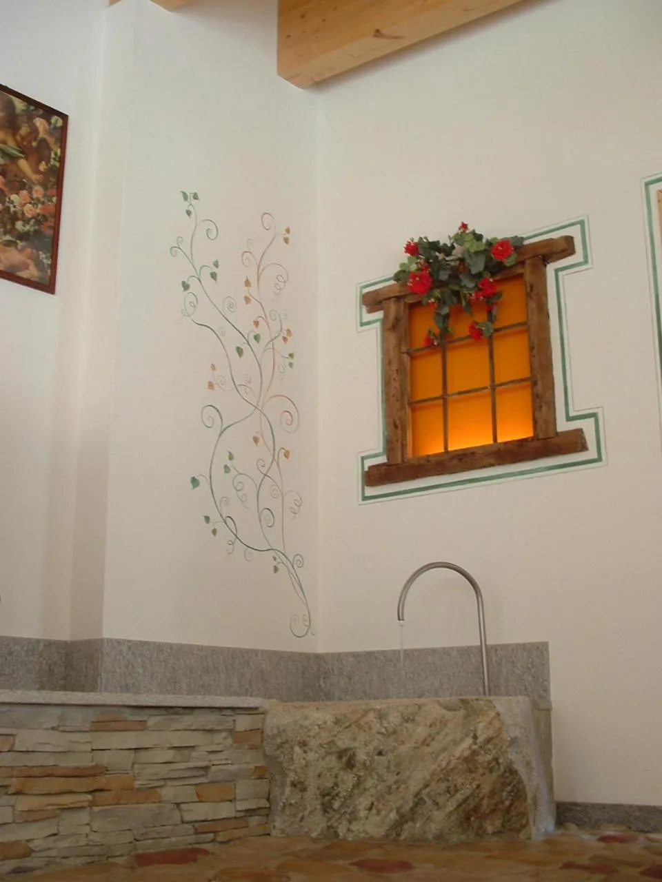 Decorative detail in Sport Hotel Alpina