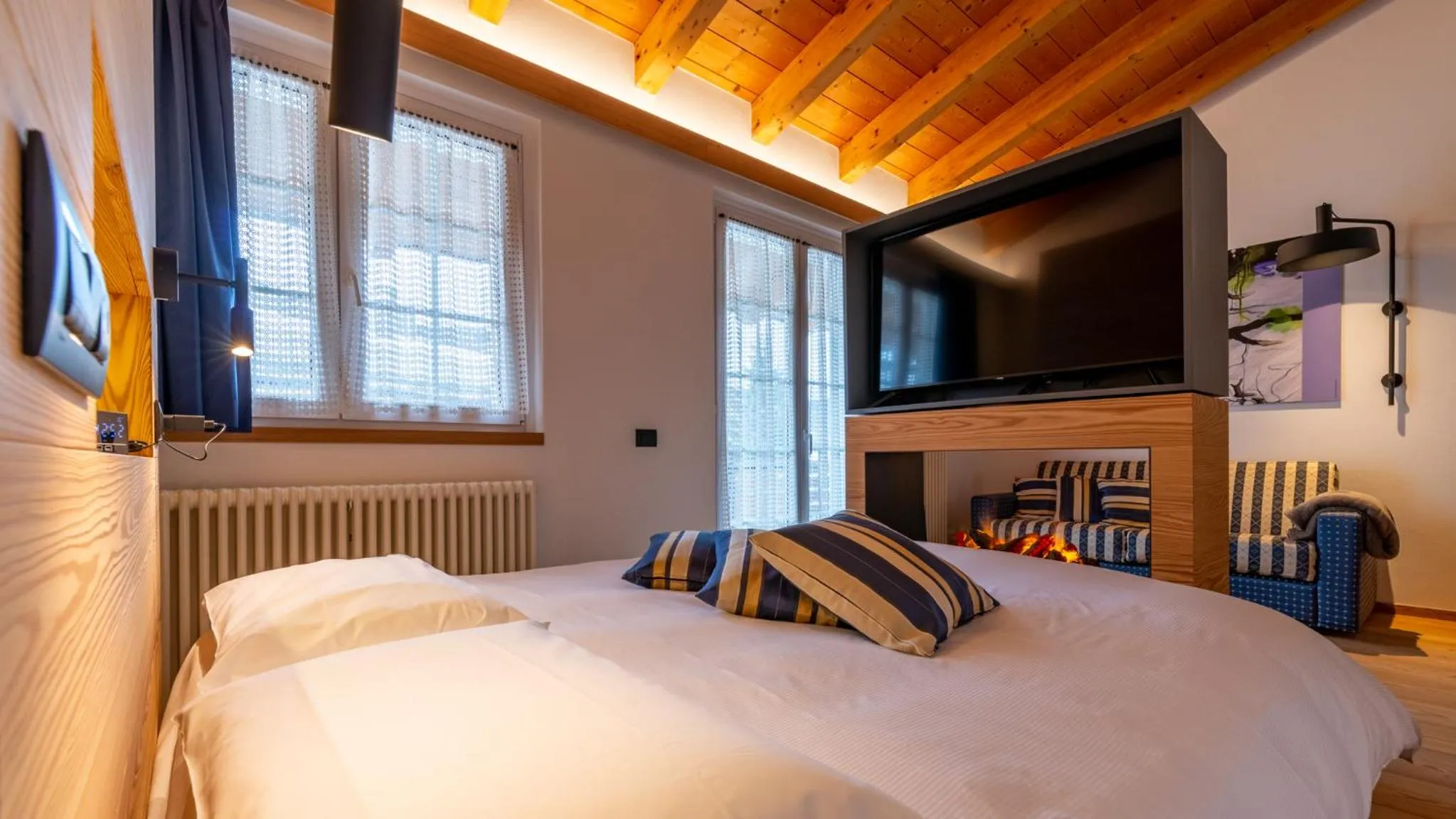 Bed in Sport Hotel Alpina