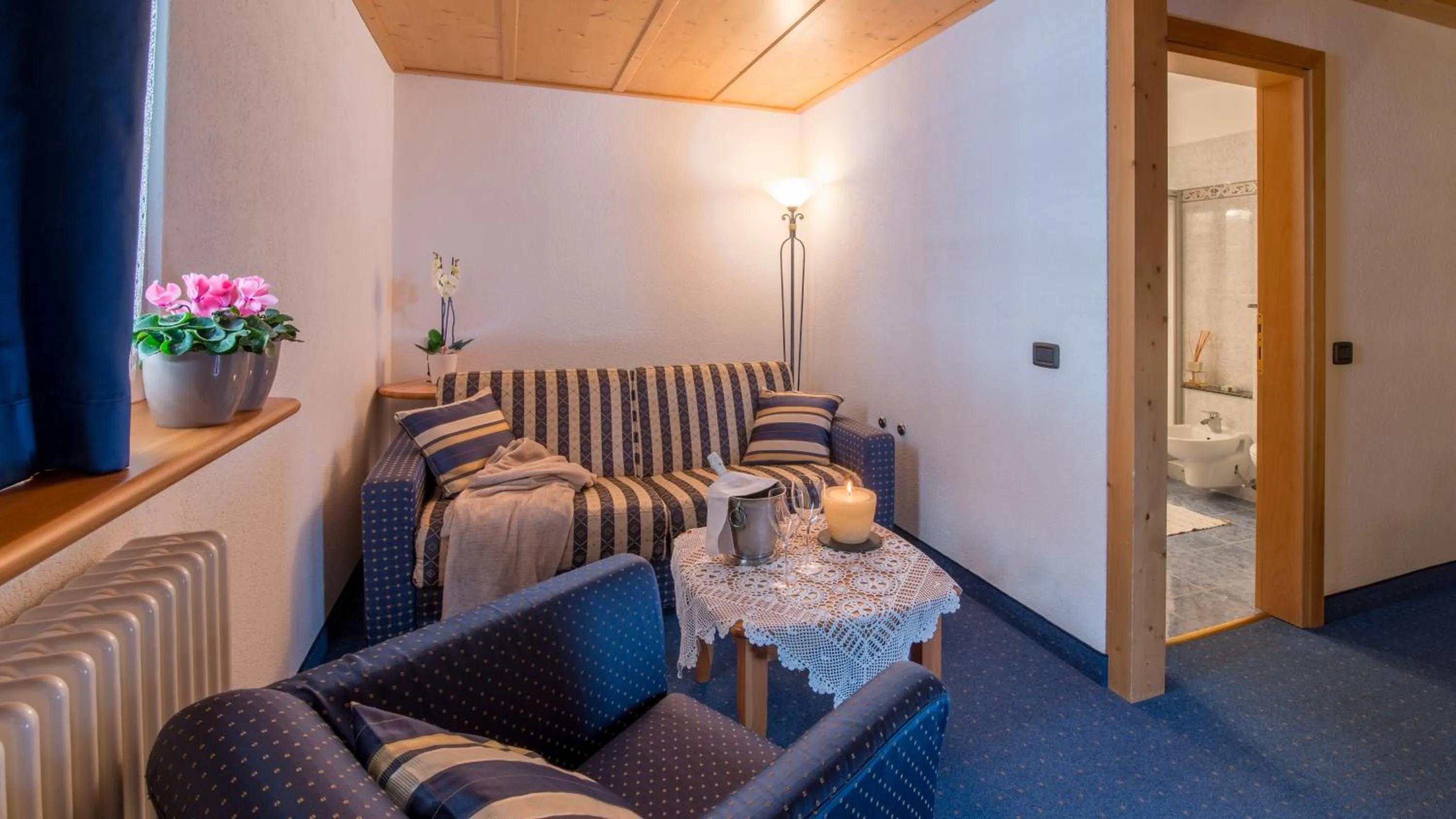 Seating area in Sport Hotel Alpina