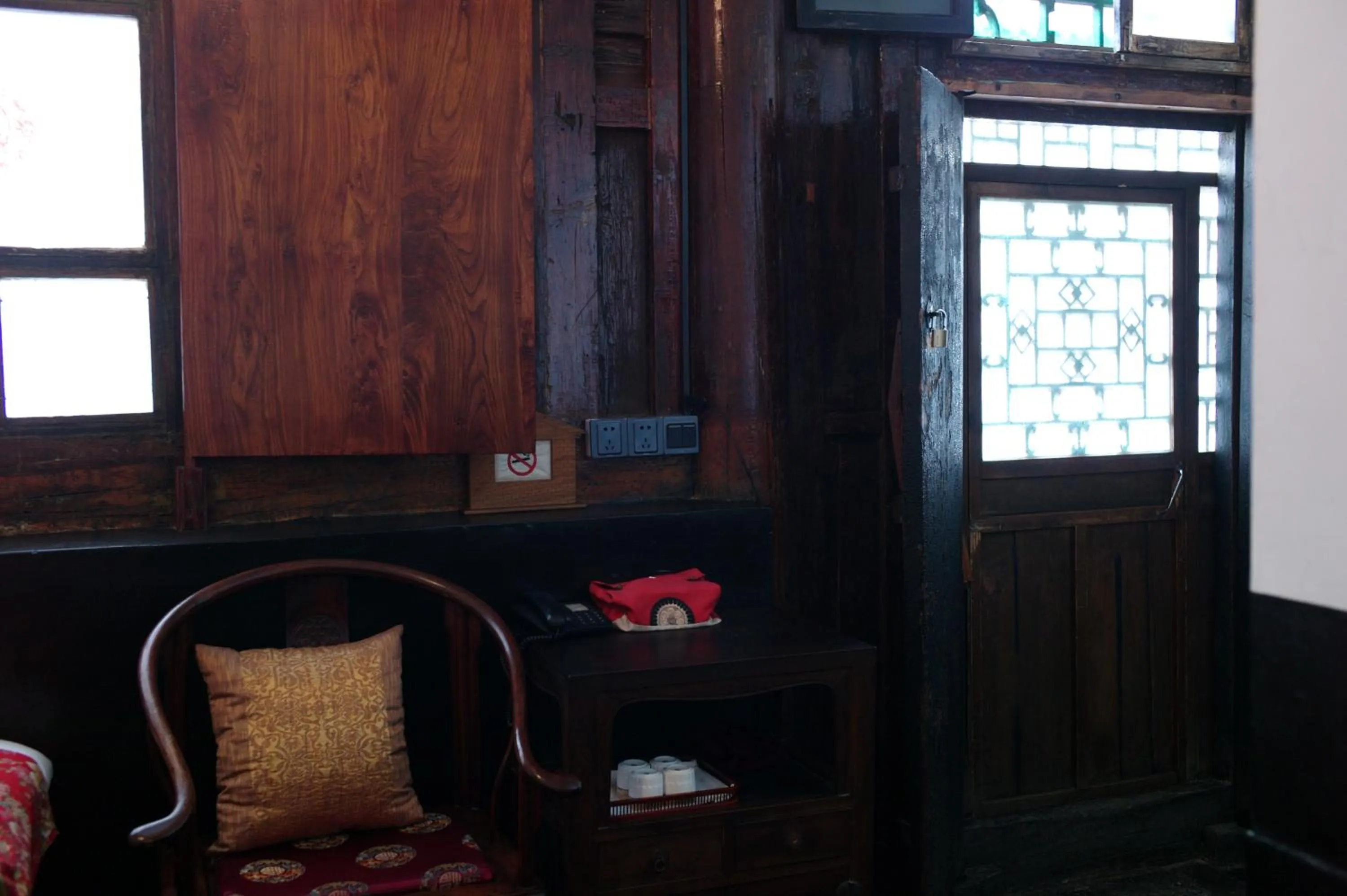 Decorative detail in Pingyao Yide Hotel