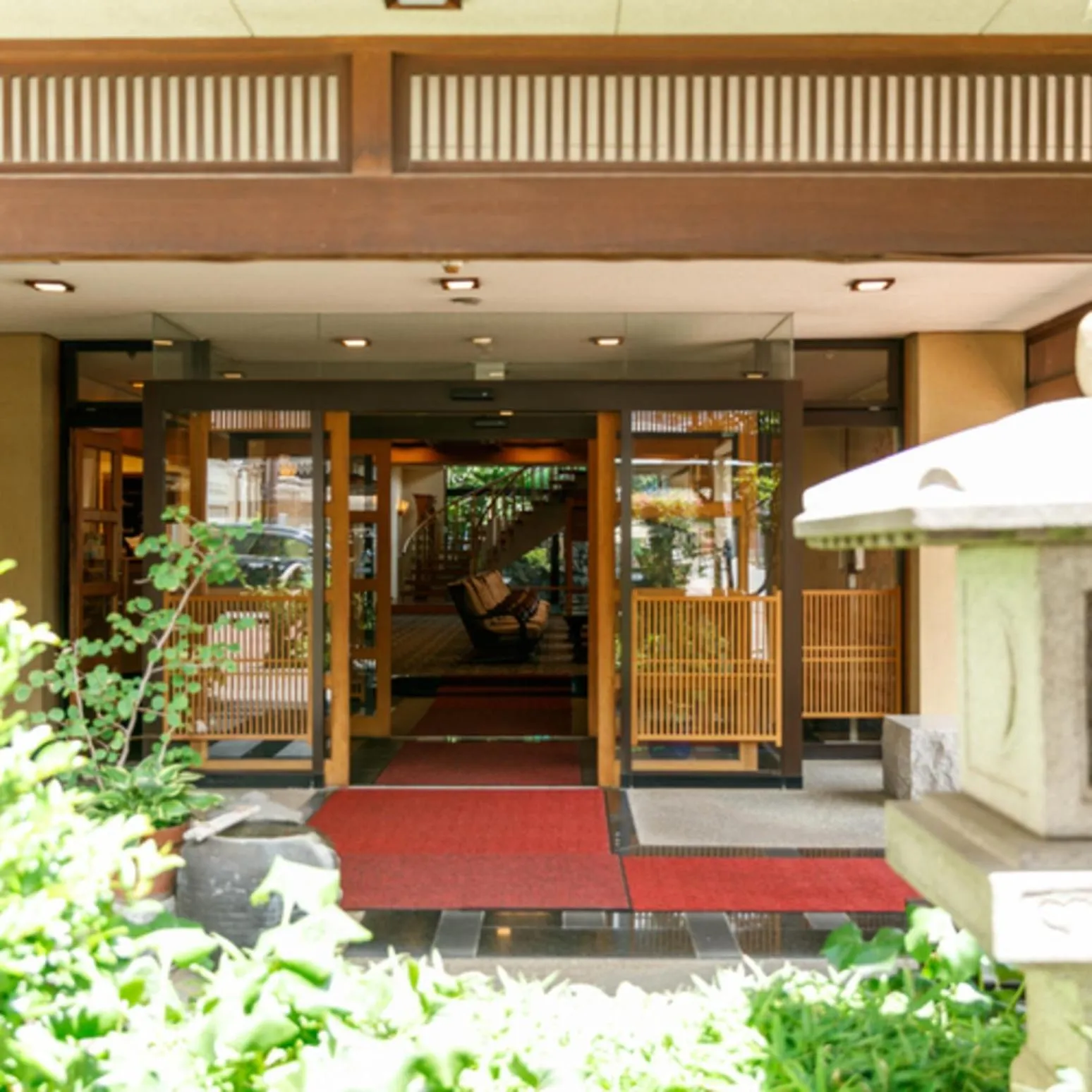 Facade/entrance in Umemura Ryokan Uguisutei