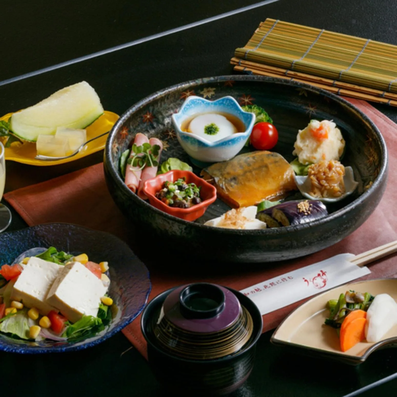 Food in Umemura Ryokan Uguisutei