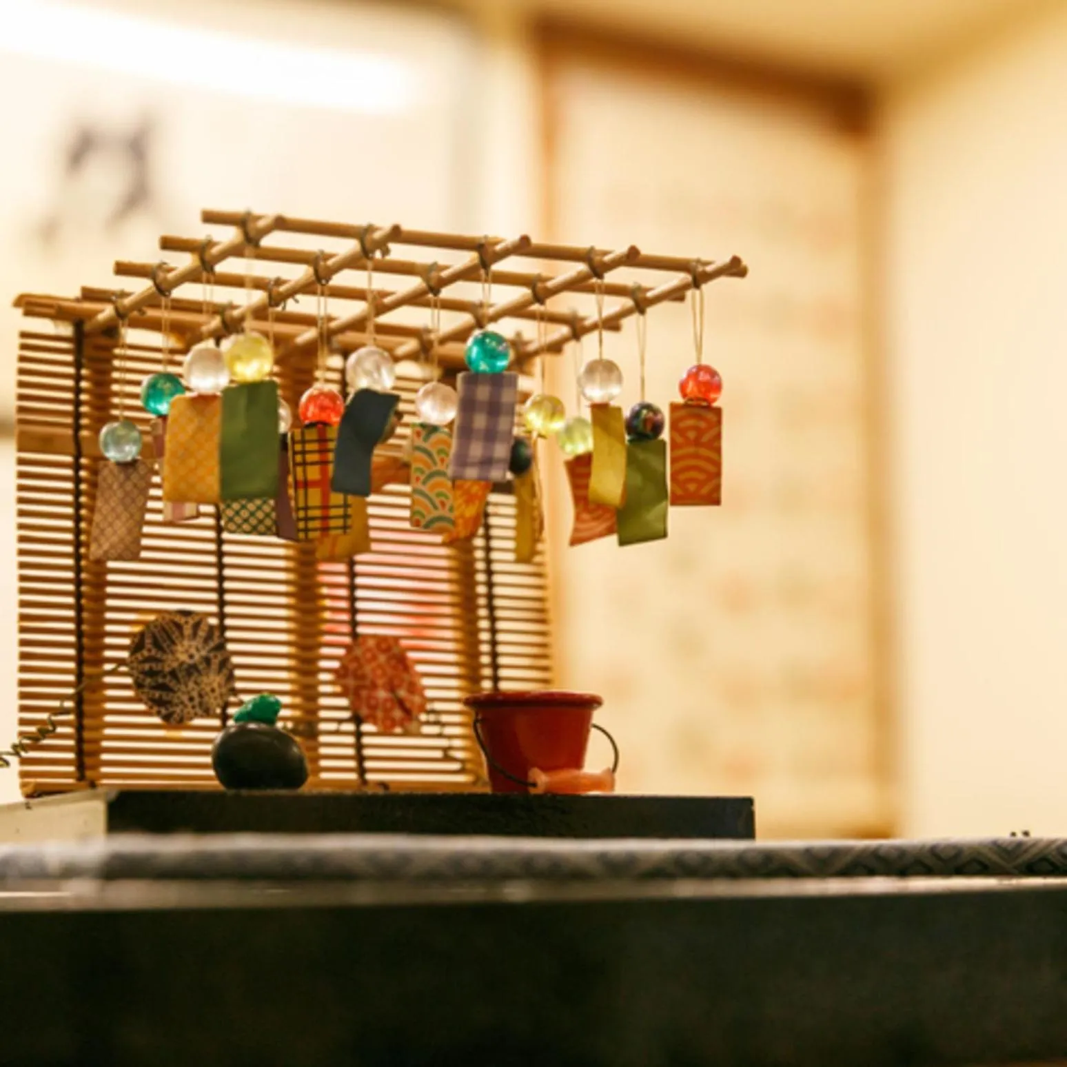 Decorative detail in Umemura Ryokan Uguisutei