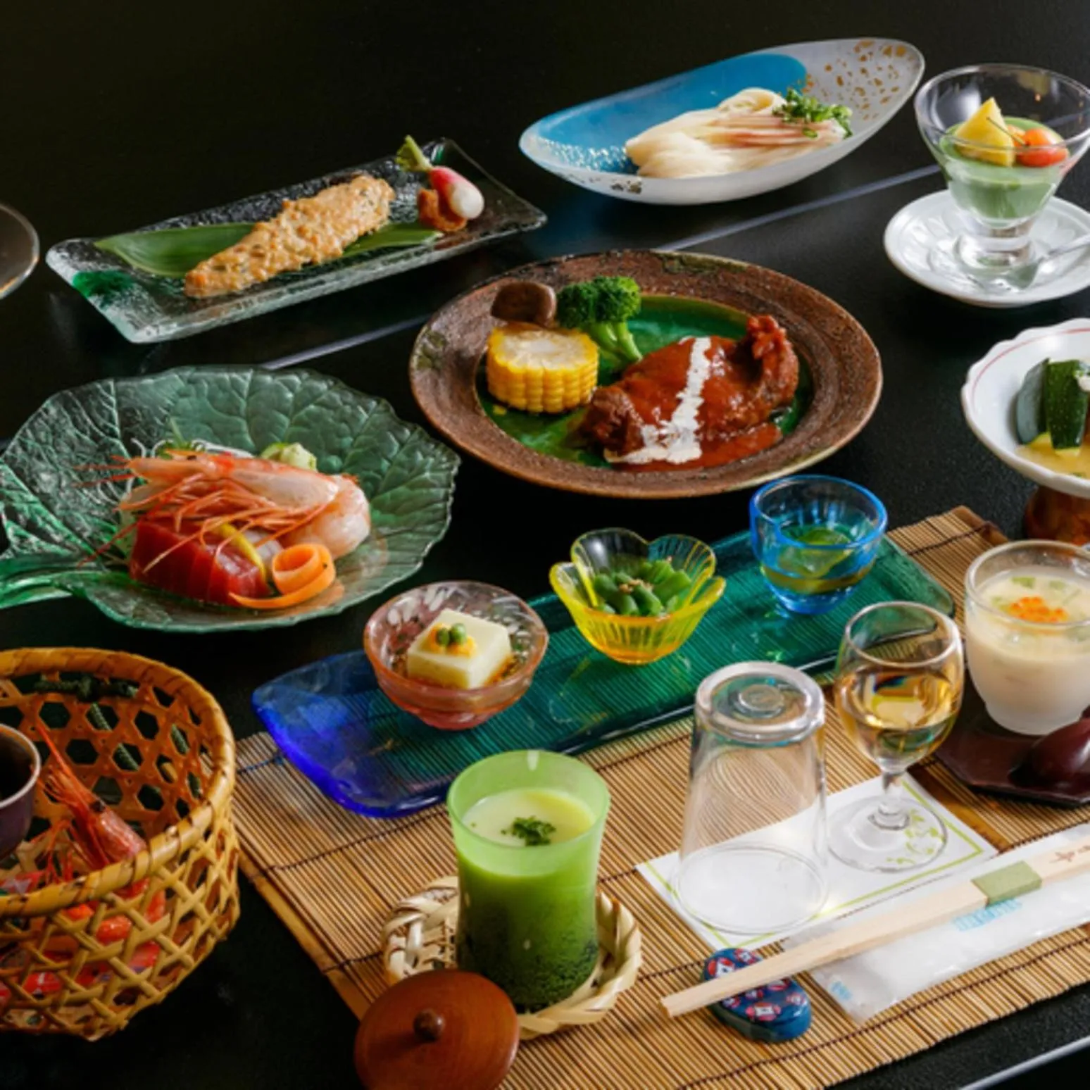 Food in Umemura Ryokan Uguisutei