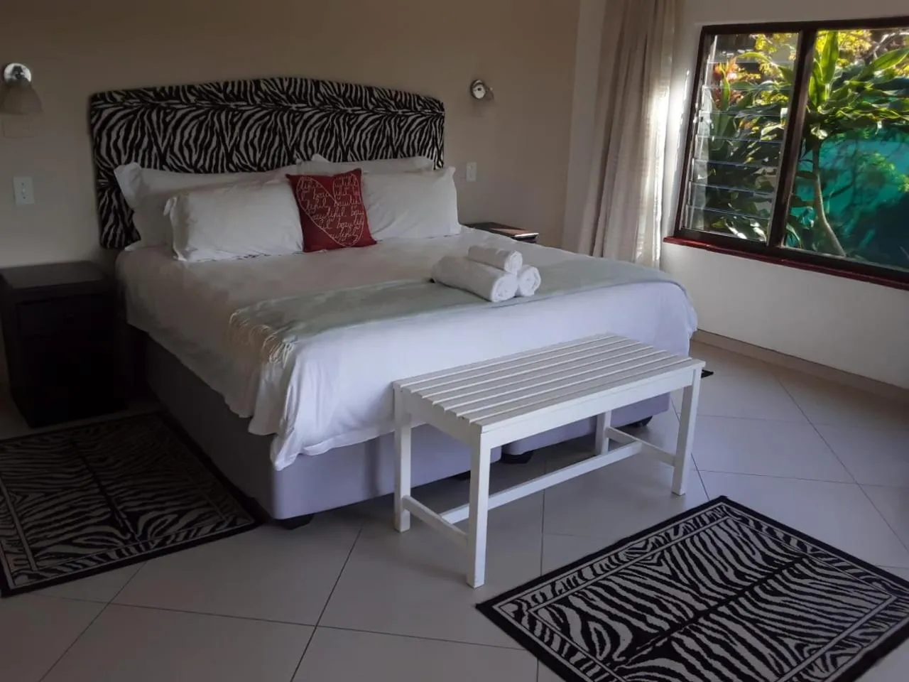 Bed in St Lucia Eco Lodge