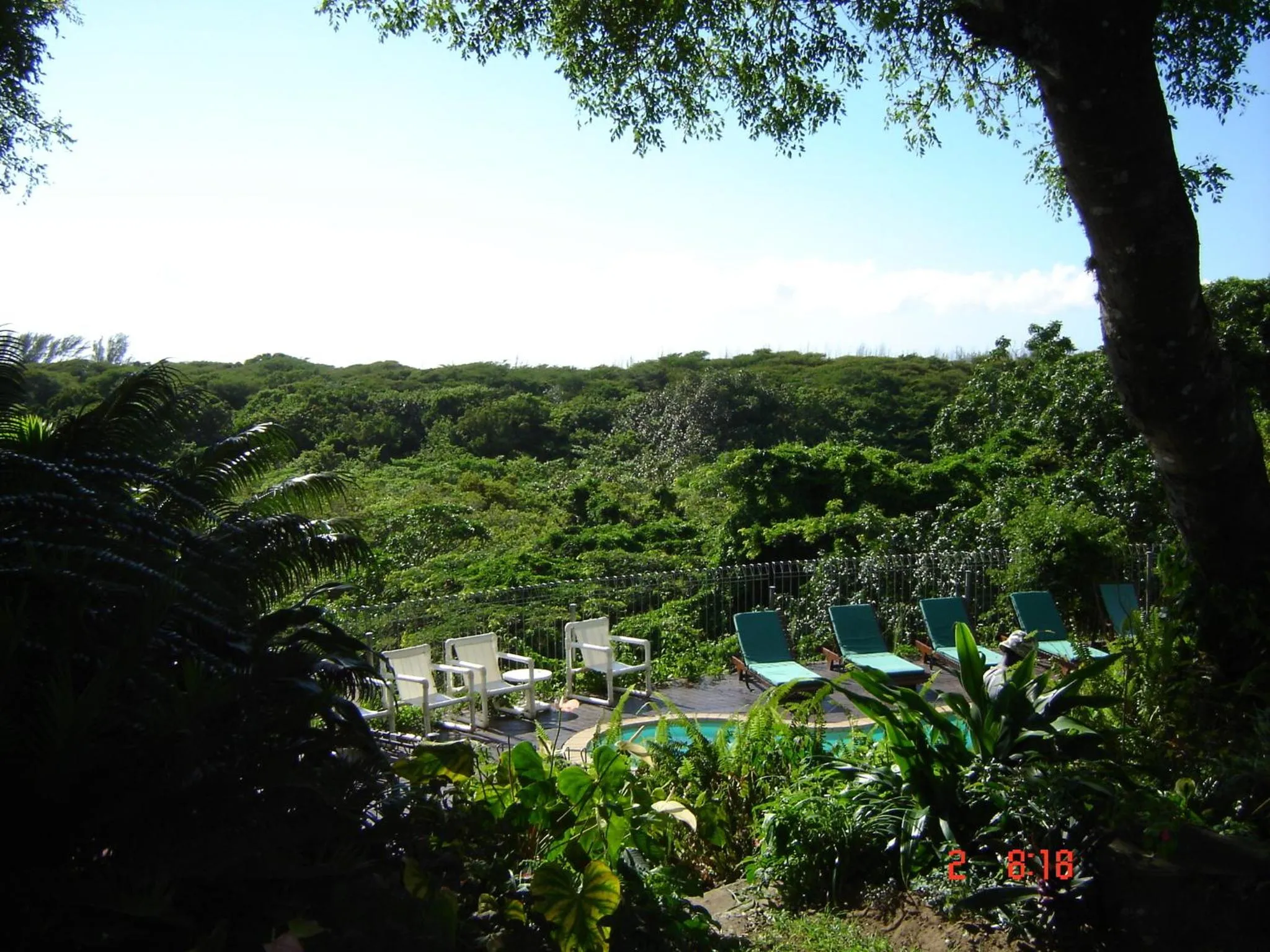 Balcony/Terrace in St Lucia Eco Lodge