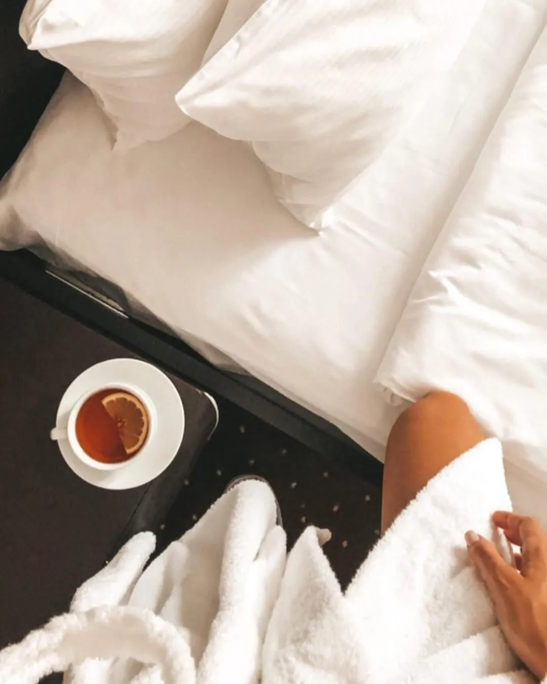 Bed in Alexandrovskiy Hotel